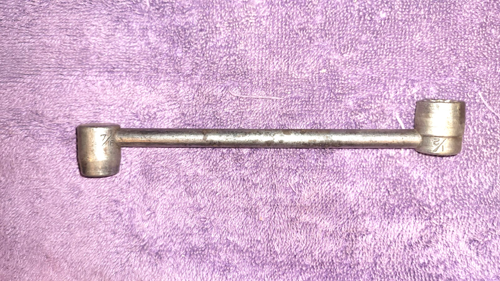Vintage SNAP ON 7/16” x 1/2” Hammer Head Fixed Socket Wrench