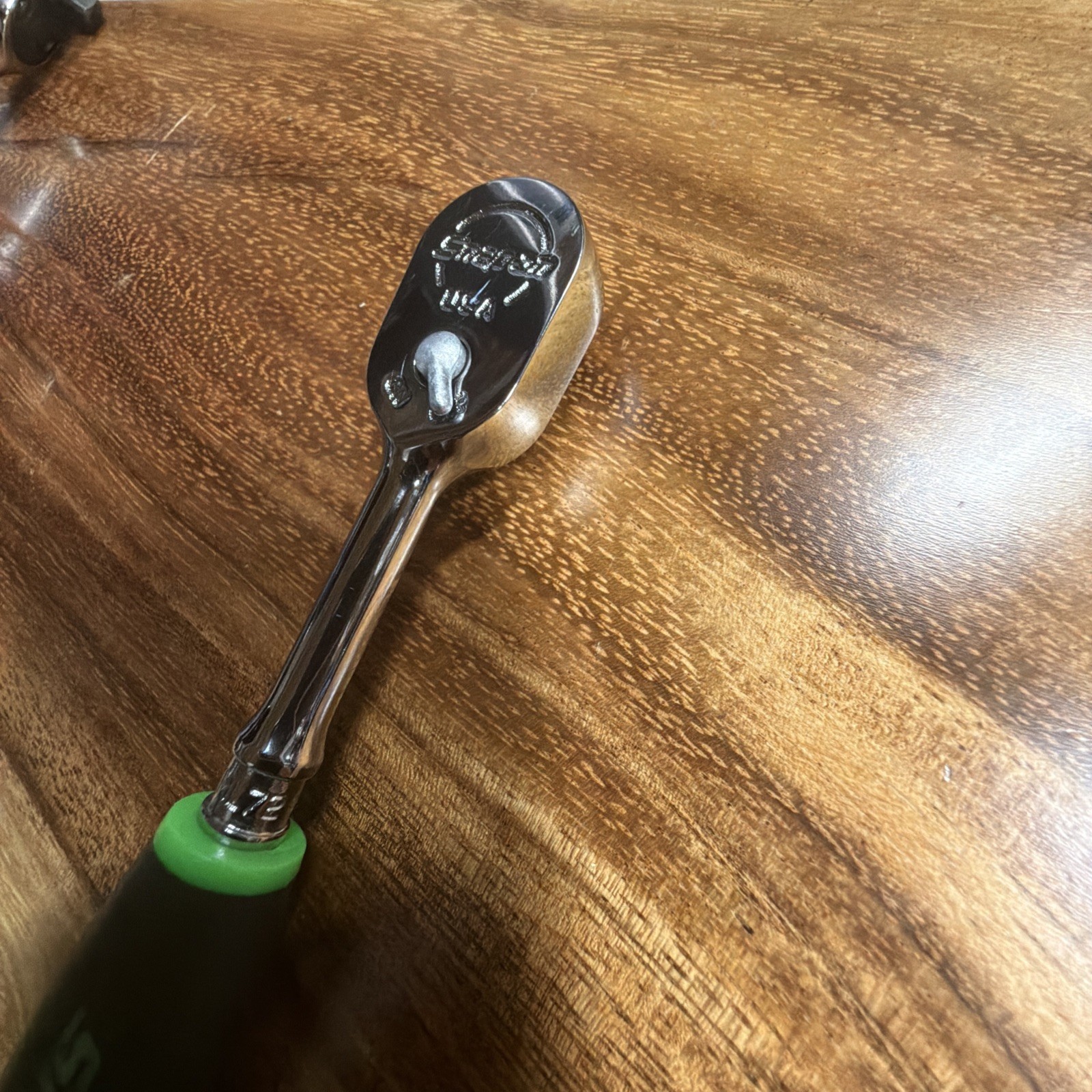 New Snap On THL72 1/4″ Drive Green Soft Handle Ratchet – Free Shipping