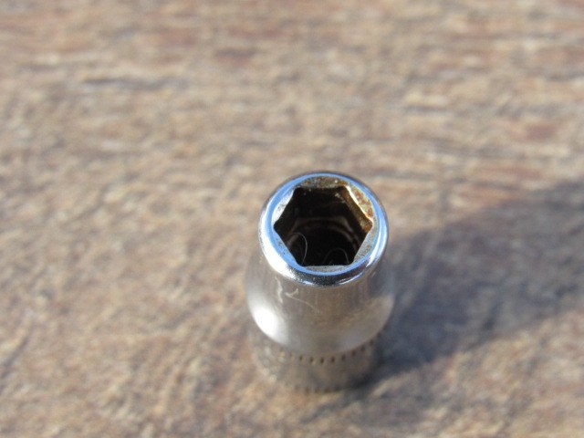 SNAP ON 6MM TMM6 1/4″ DRIVE METRIC 6 PT SHALLOW CHROME SOCKET 6 MM TMM ID MARK