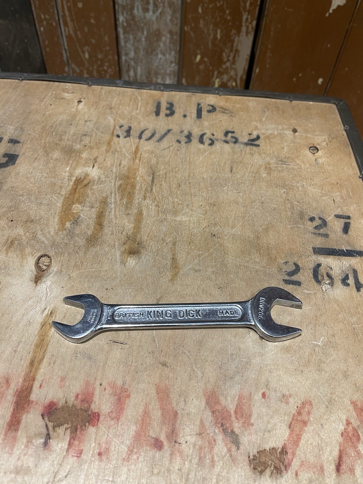 KING DICK Spanner 3/8 W And 7/16 W Tools Toolkit Woodworking Garage Industrial