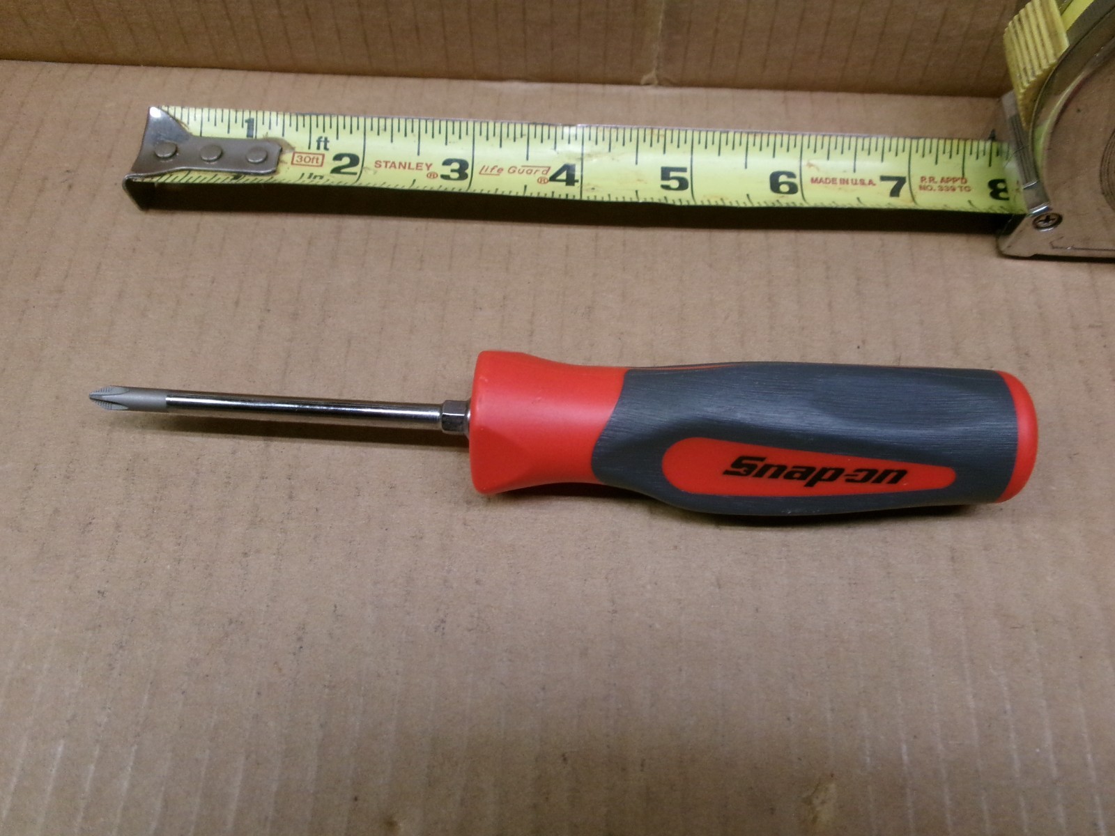 Snap On USA Red / Gray Hard Handle Screwdriver. Choose your Size!