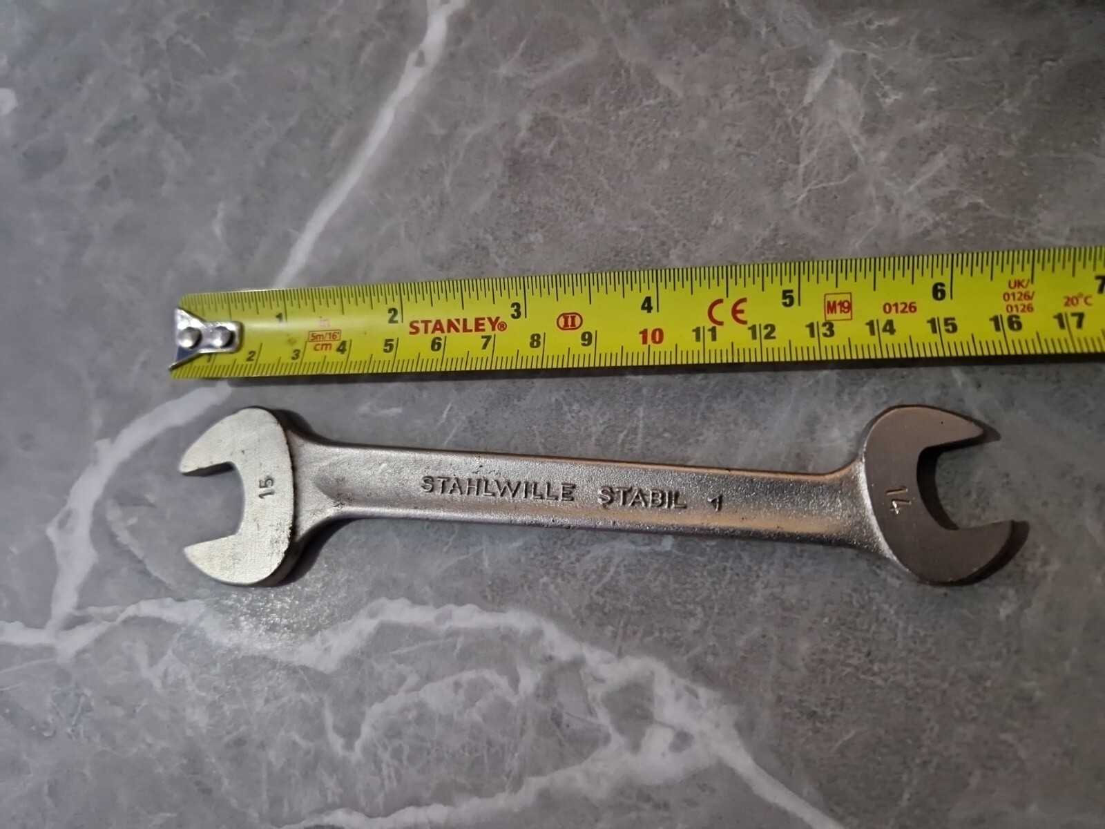 Stahlwille Stabil 1 Metric Open End Spanner 14mm X 15mm