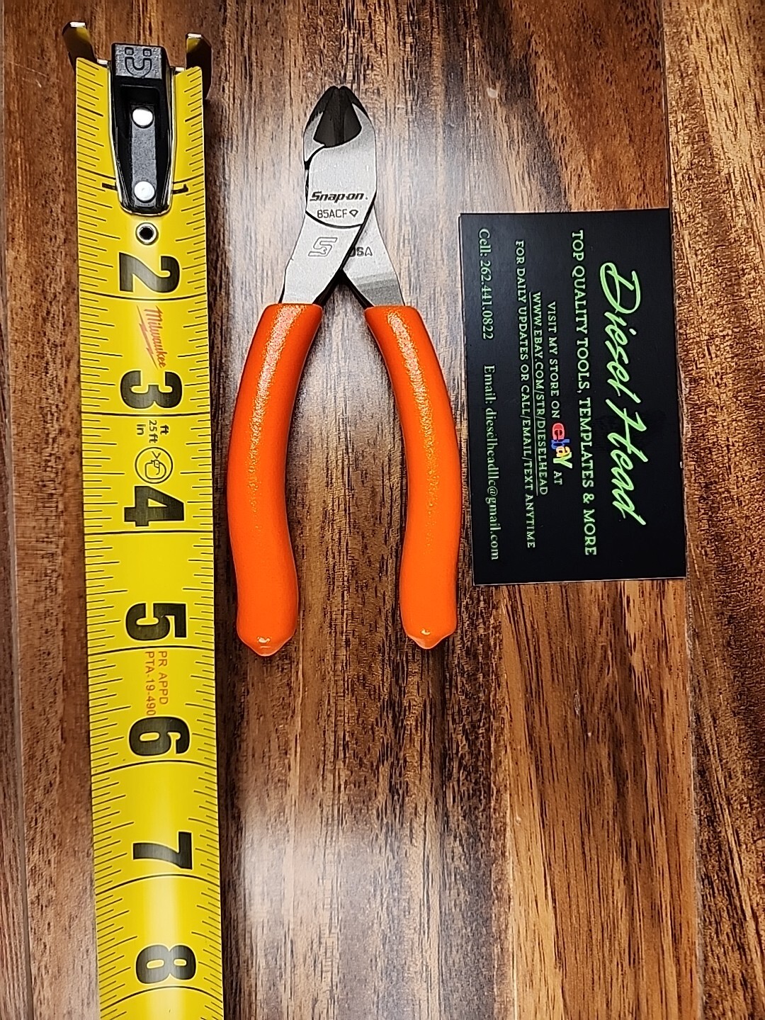 *NEW* Snap On 85ACF ORANGE 5″ VectorEdge Diagonal Cutter FREE SHIPPING