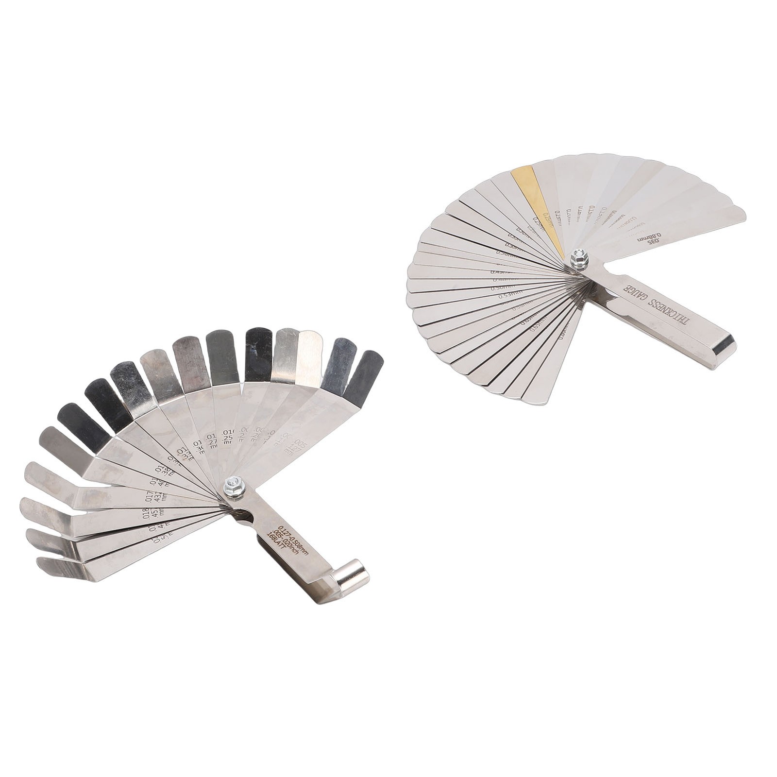 Feeler Gauges Set Stainless Steel 32 And 16 Blades Metric And Imperial Width