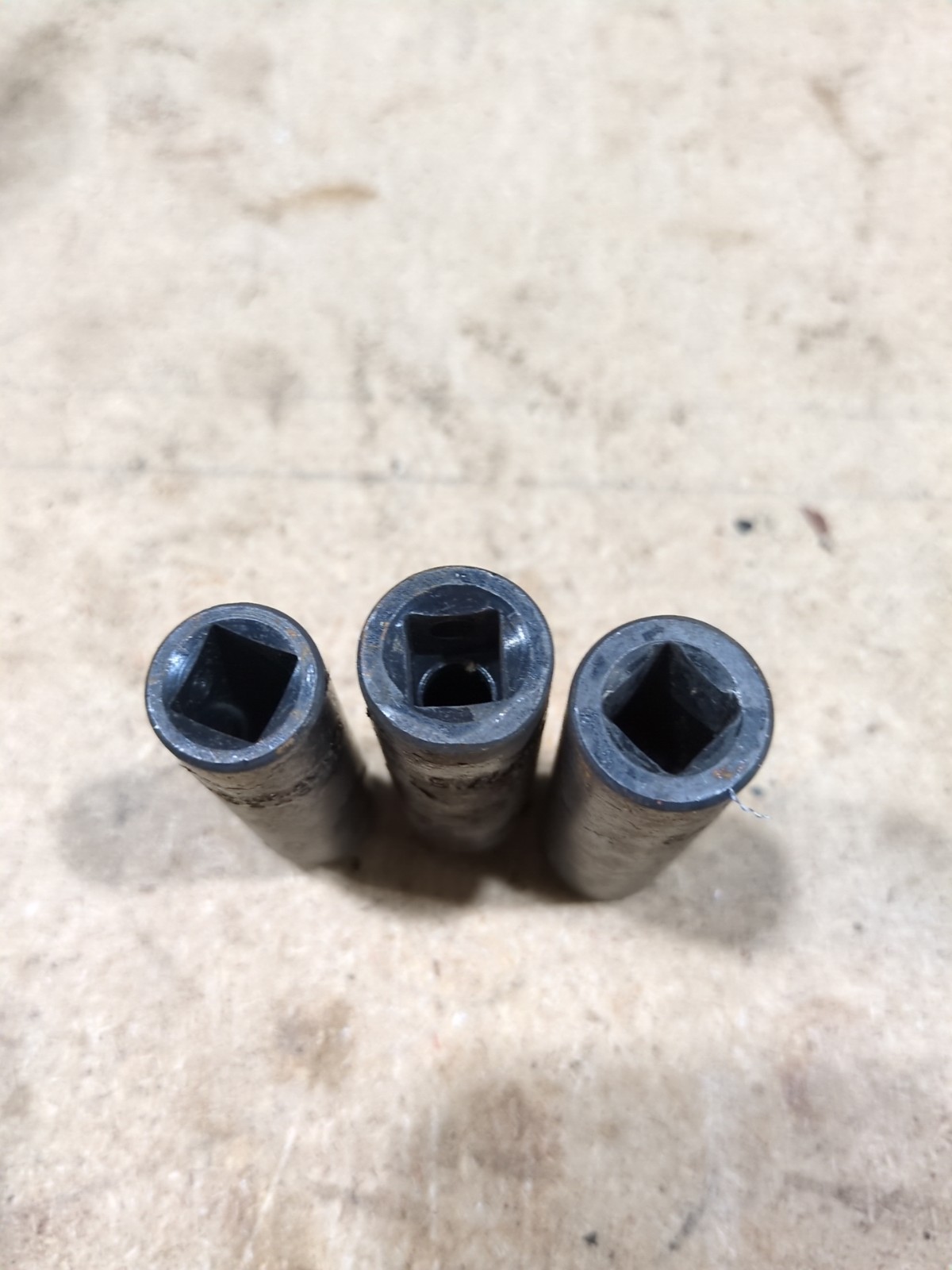 Various Size Impact Sockets 3/8 Drive Deep SAE See List