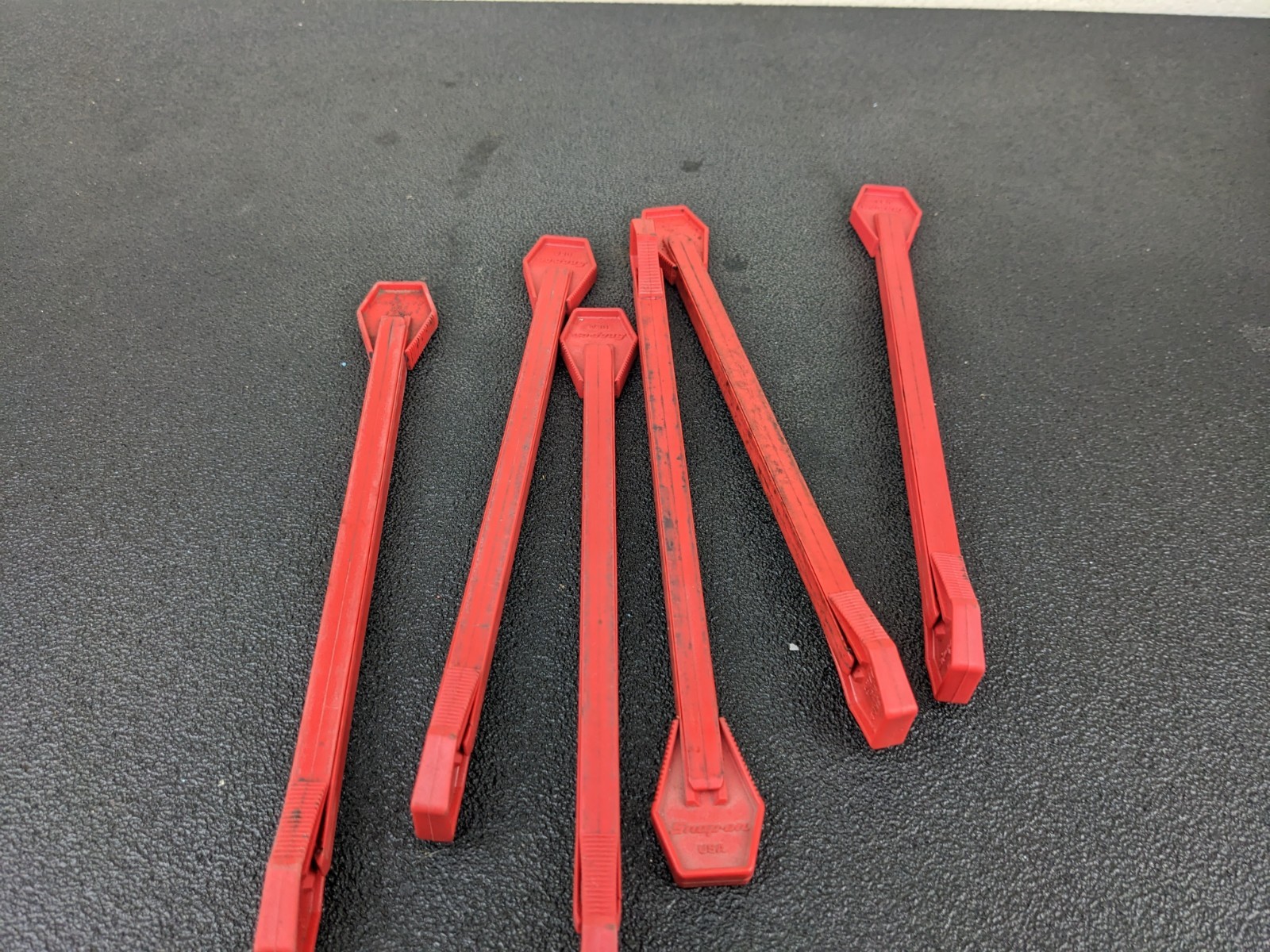 #bo185 Snap On Tools 3/8″ Drive Crowfoot Wrench Holder Organizer A277