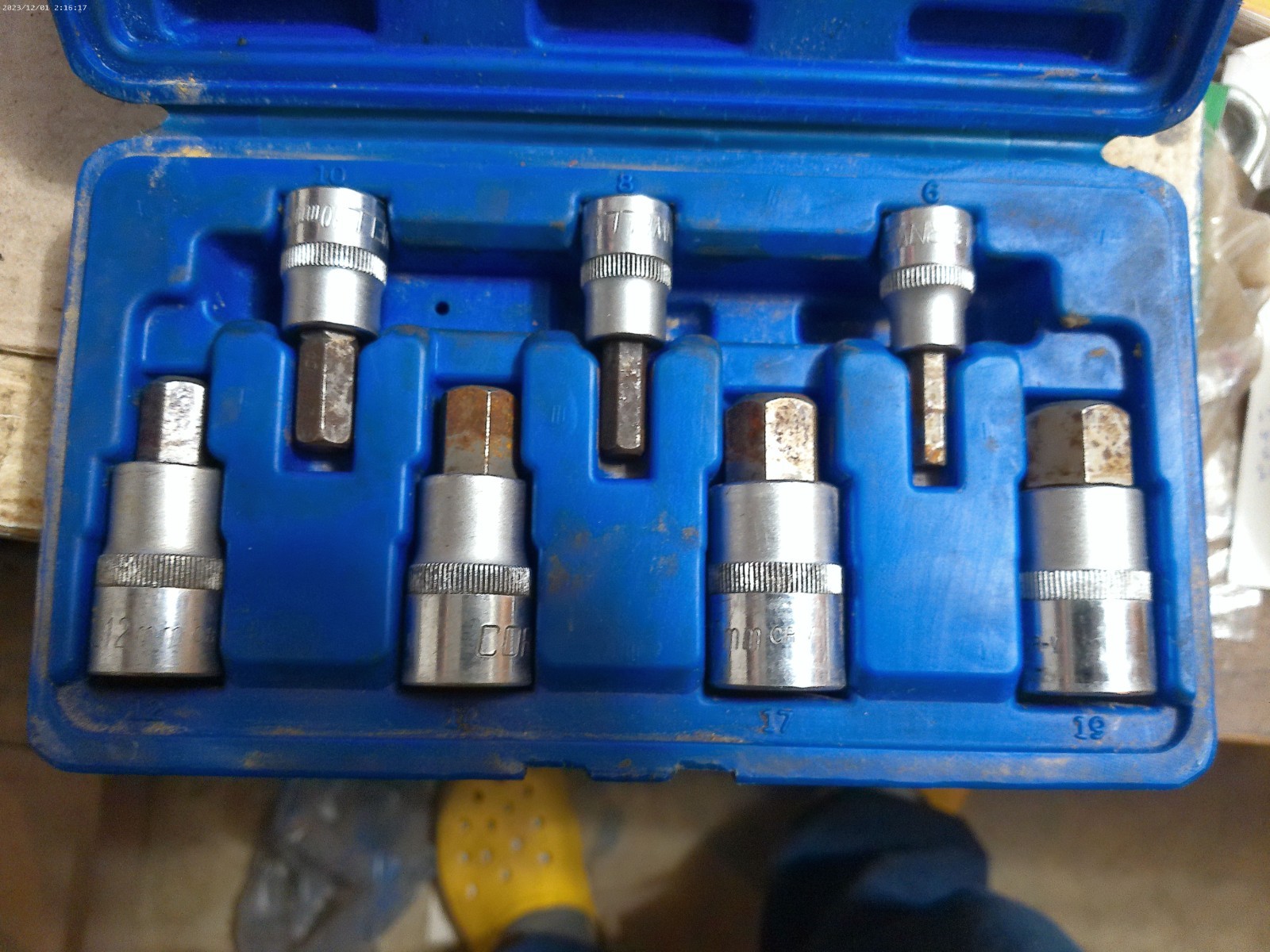 Cornwell Tools CBS-M723S 7pc Metric 6mm-19mm Allen Hex Bit Socket Driver Set