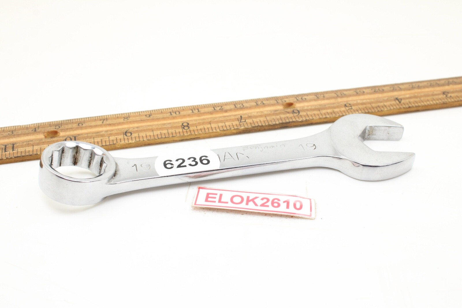 Mac Tools CS219MM 19mm 12 Point Short Metric Chrome Combination Wrench USA