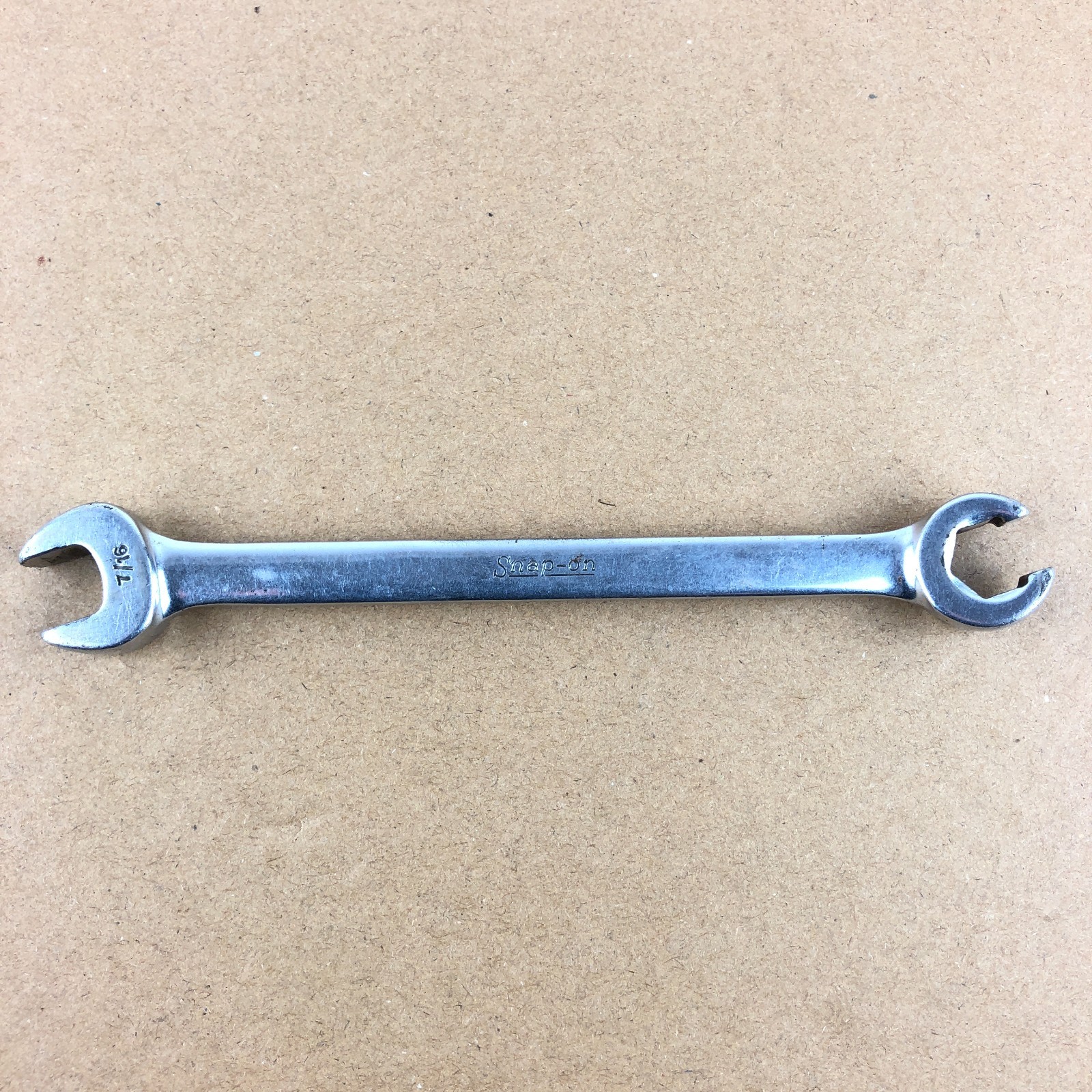 Snap-on Tools RXS14 7/16″ Flare Nut Line Wrench/Open End Combination 6 Point SAE