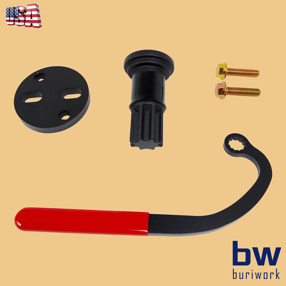 Injection Pump Gear Puller Lock Nut Wrench For Dodge Cummins Engine Barring Tool