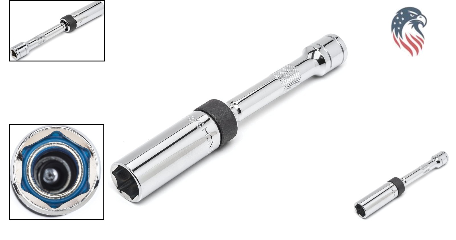 Lightweight 3/8″ Drive Magnetic Tip Spark Plug Socket – 6″ Automotive Essential
