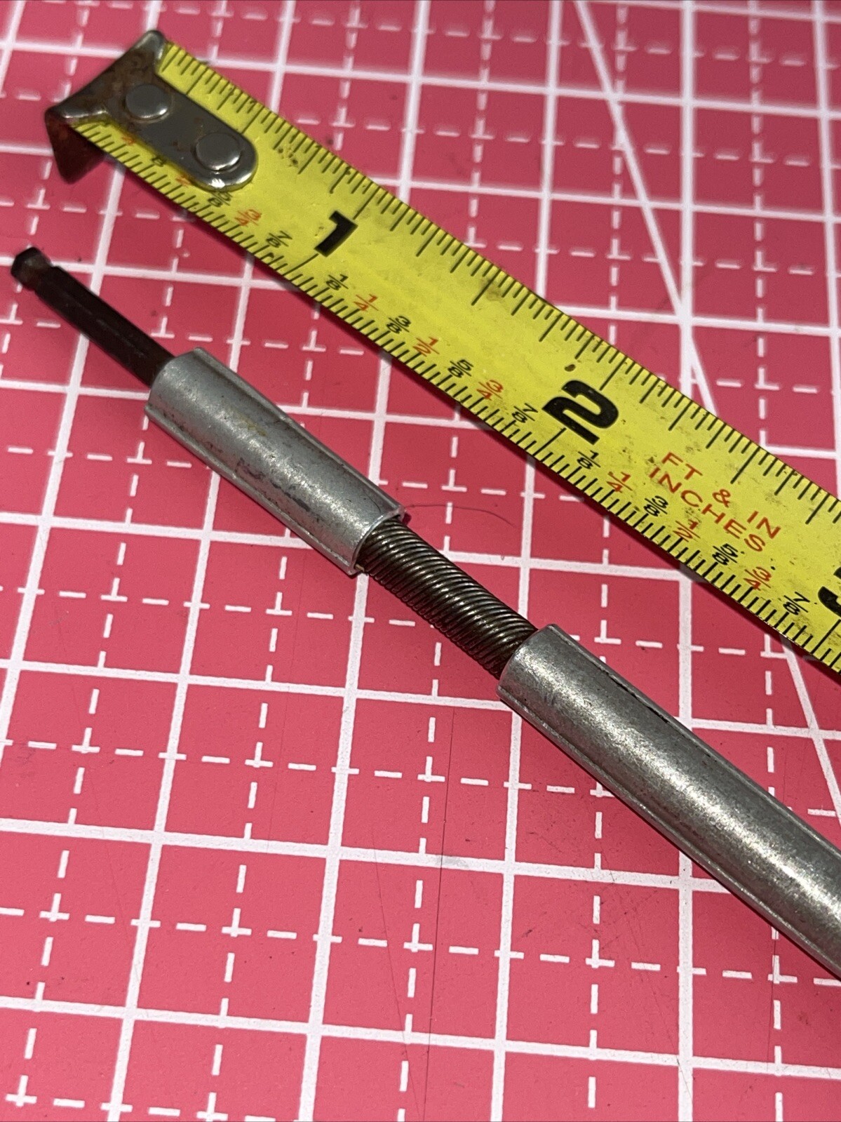 Semi Flexible 1/8 In SAE Allen Hex Screwdriver Carburetor Distributor Tool 12 In