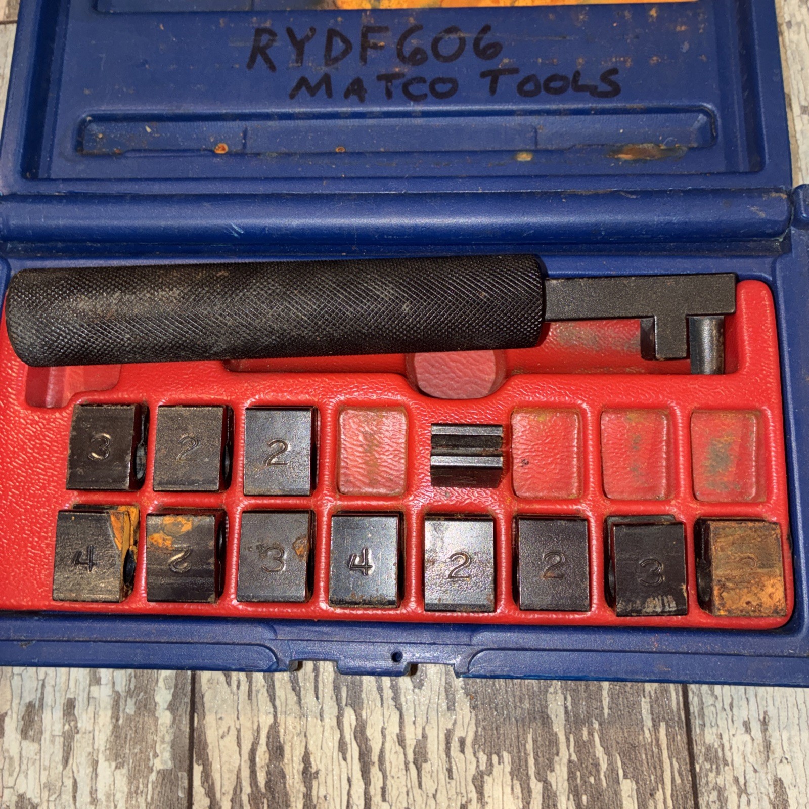 Matco RYDF606 Vintage Auto Body Work Metal Clamp Set Gmelin Moll German Rare!