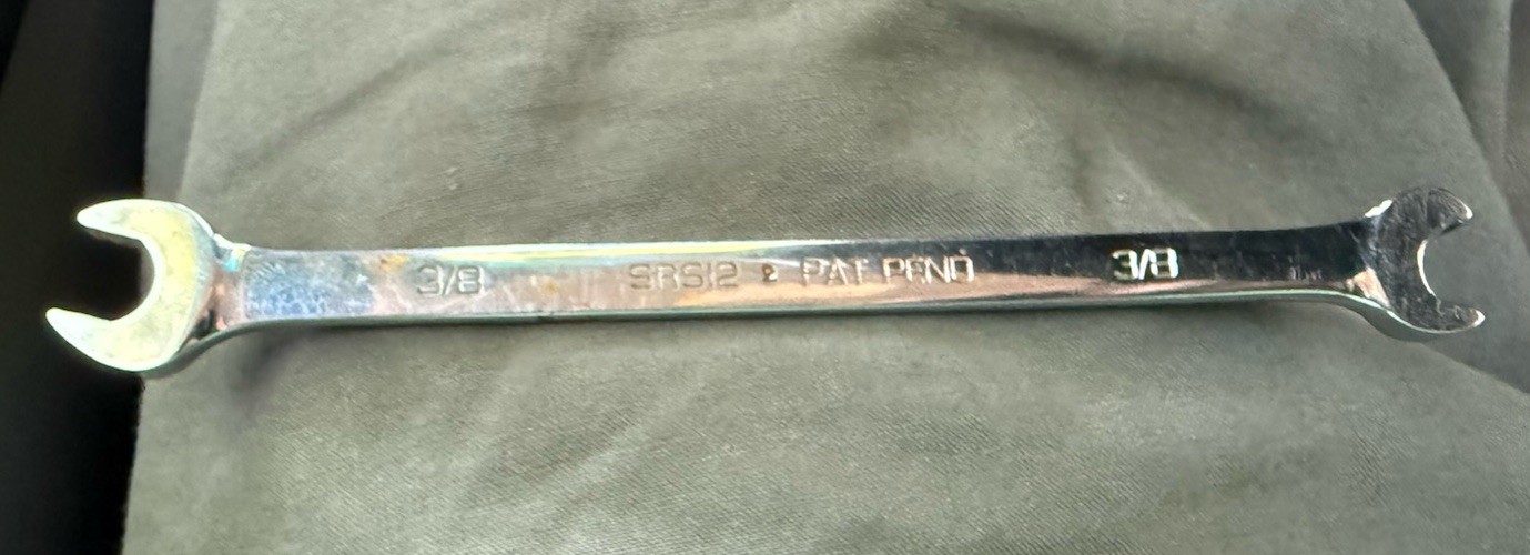 Snap on Tools Flank Drive Open End Speed Wrench 3/8