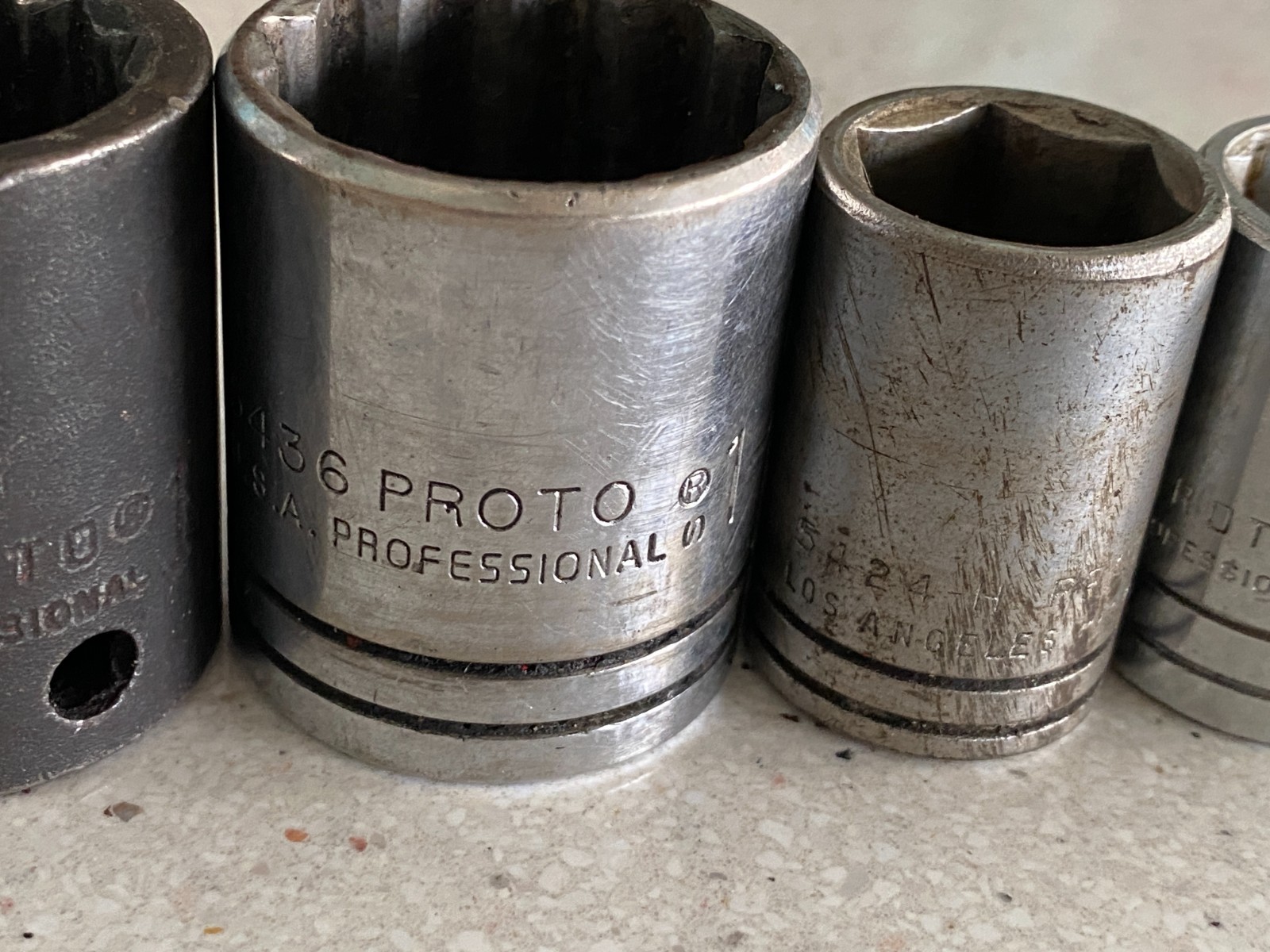 Proto USA Tool Socket Lot 1/2″ Drive 6 8 & 12 Point 11 Pieces Used