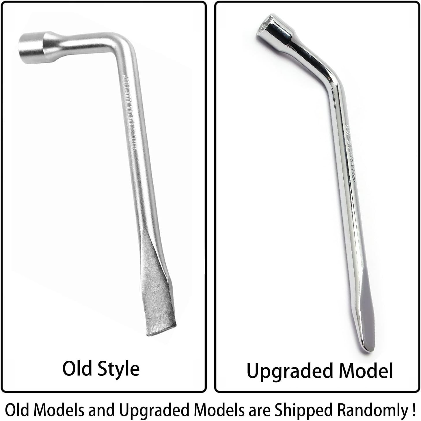 17mm Car Lug Wrench & Multi-Tool Repair Tool – Durable Steel & Galvanized Finish