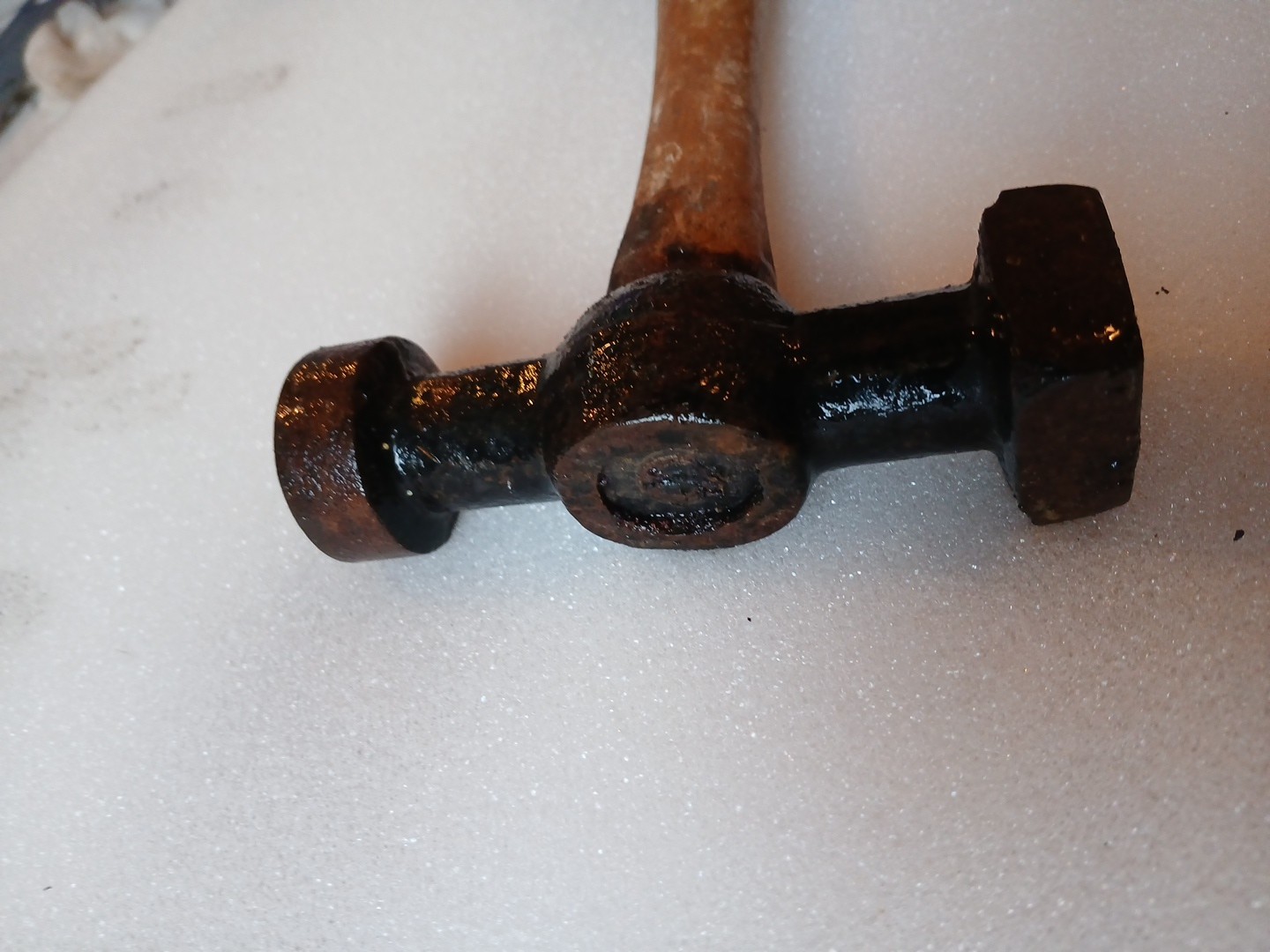 Vintage Automotive Body Repair Hammer Nice Shape. 11 3/4″ Wooden Handle