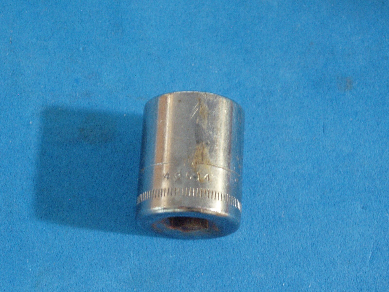 VINTAGE CRAFTSMAN 1/4″ DRIVE 13MM 6 POINT SHALLOW SOCKET – G1 – 43514 USA MADE