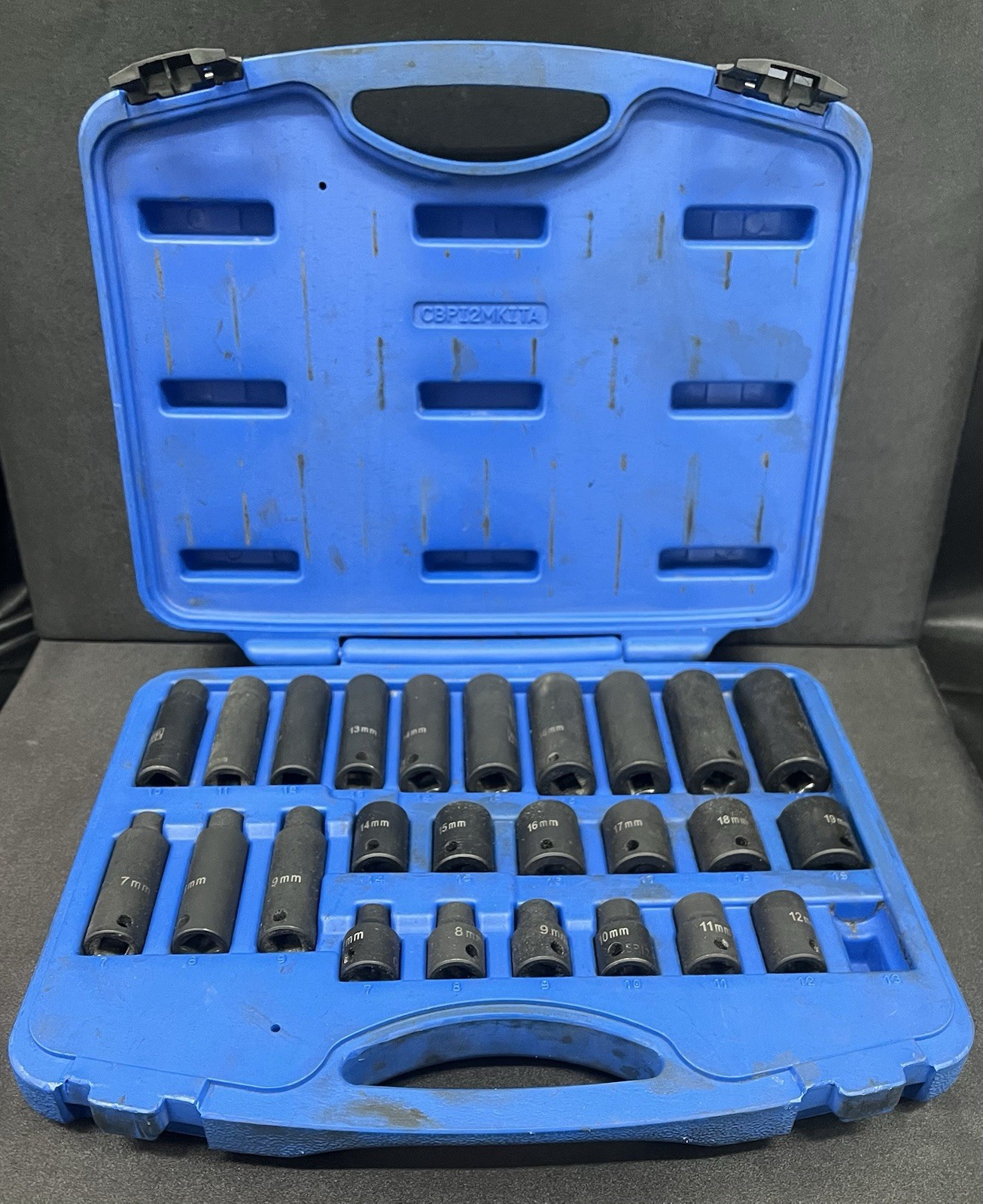Blue Power Cornwell 3/8 Drive Metric Impact Socket Set CBPI2MKITA MISSING 13mm