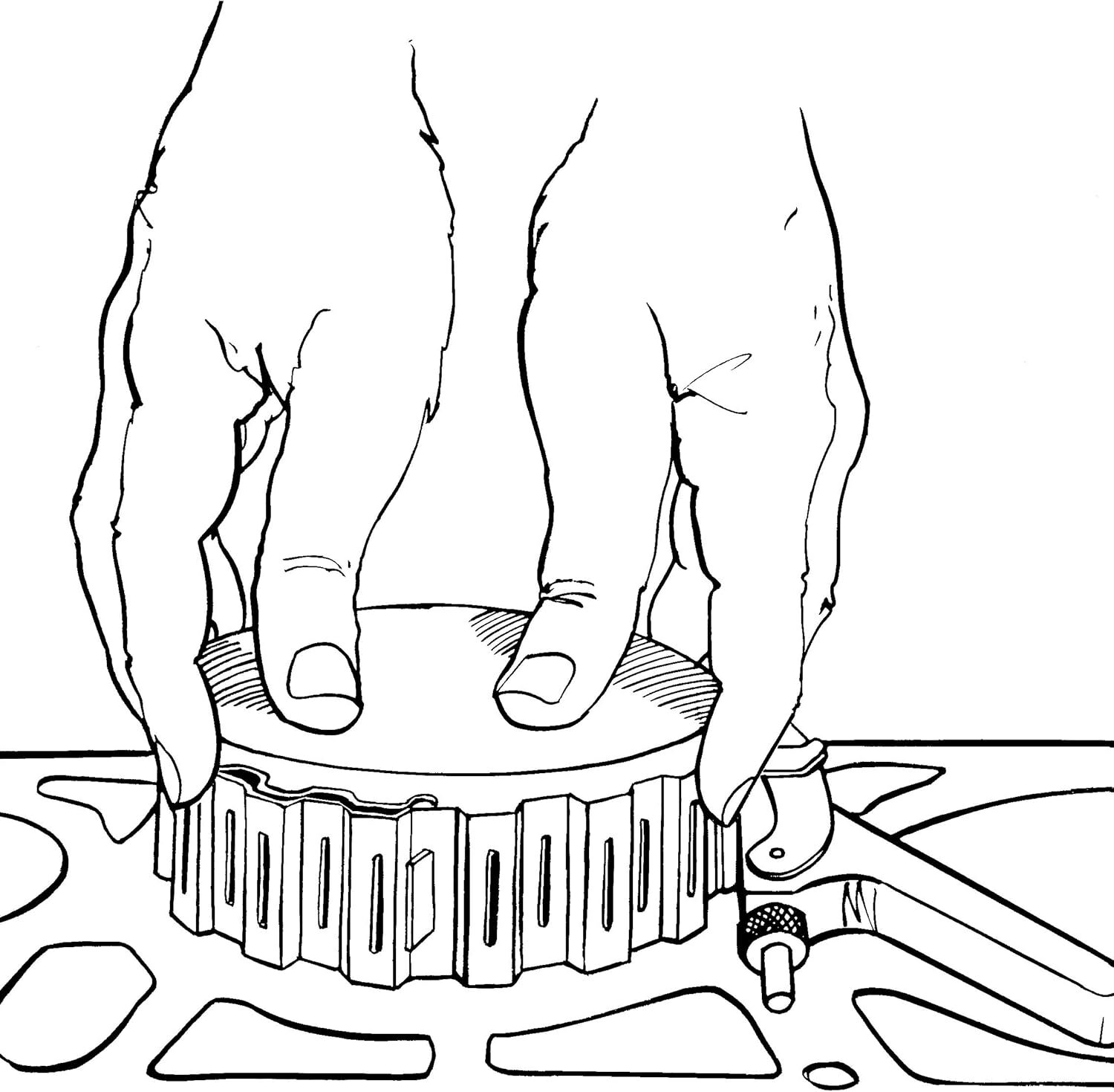 Lisle Tools 21700 Wrinkle Band Ring Compressor