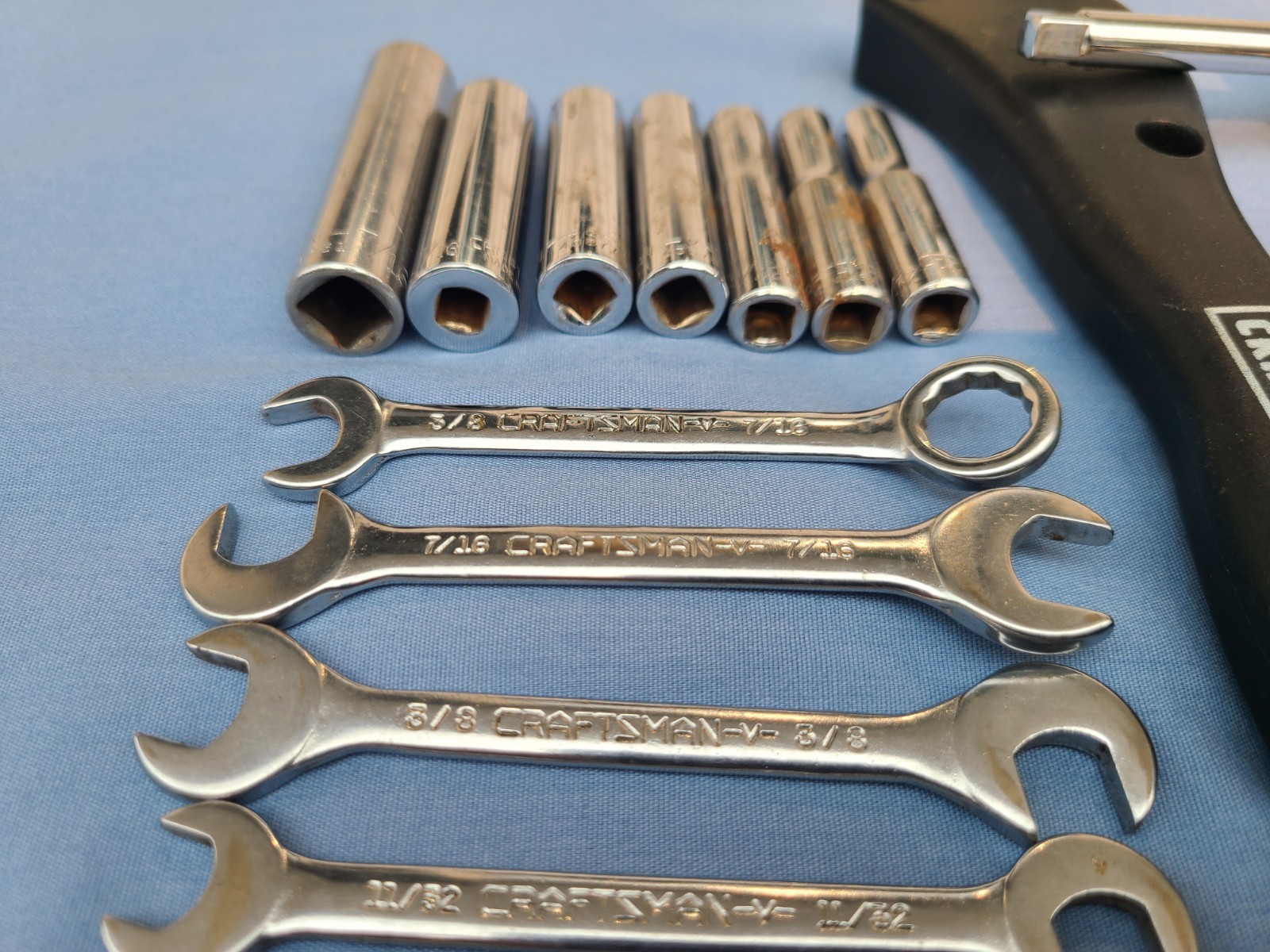 Vintage Craftsman USA TOOL Lot 75pcs. – Wrenches, Screwdrivers, Sockets etc