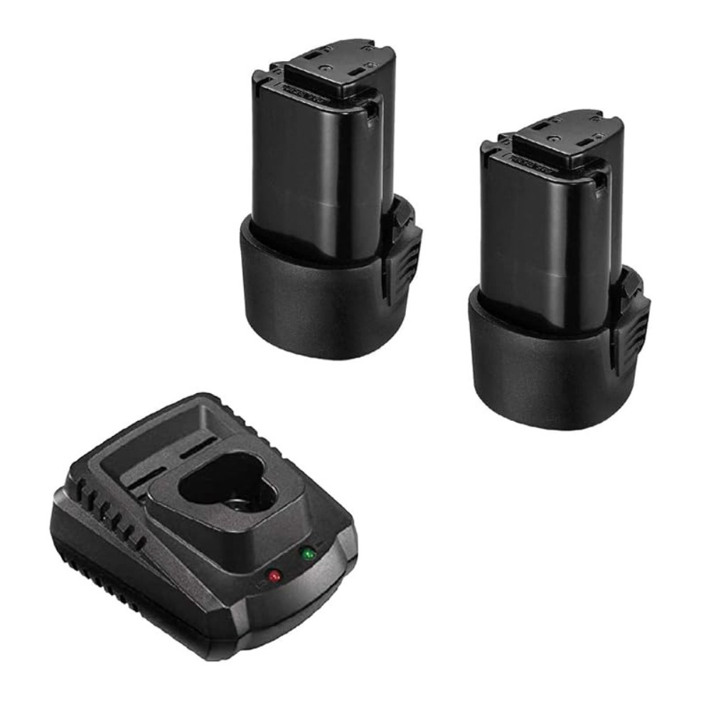 ACDelco AB1207LA-P2C Li-ion Interchangeable 2 Battery Packs with 1 Quick Charger