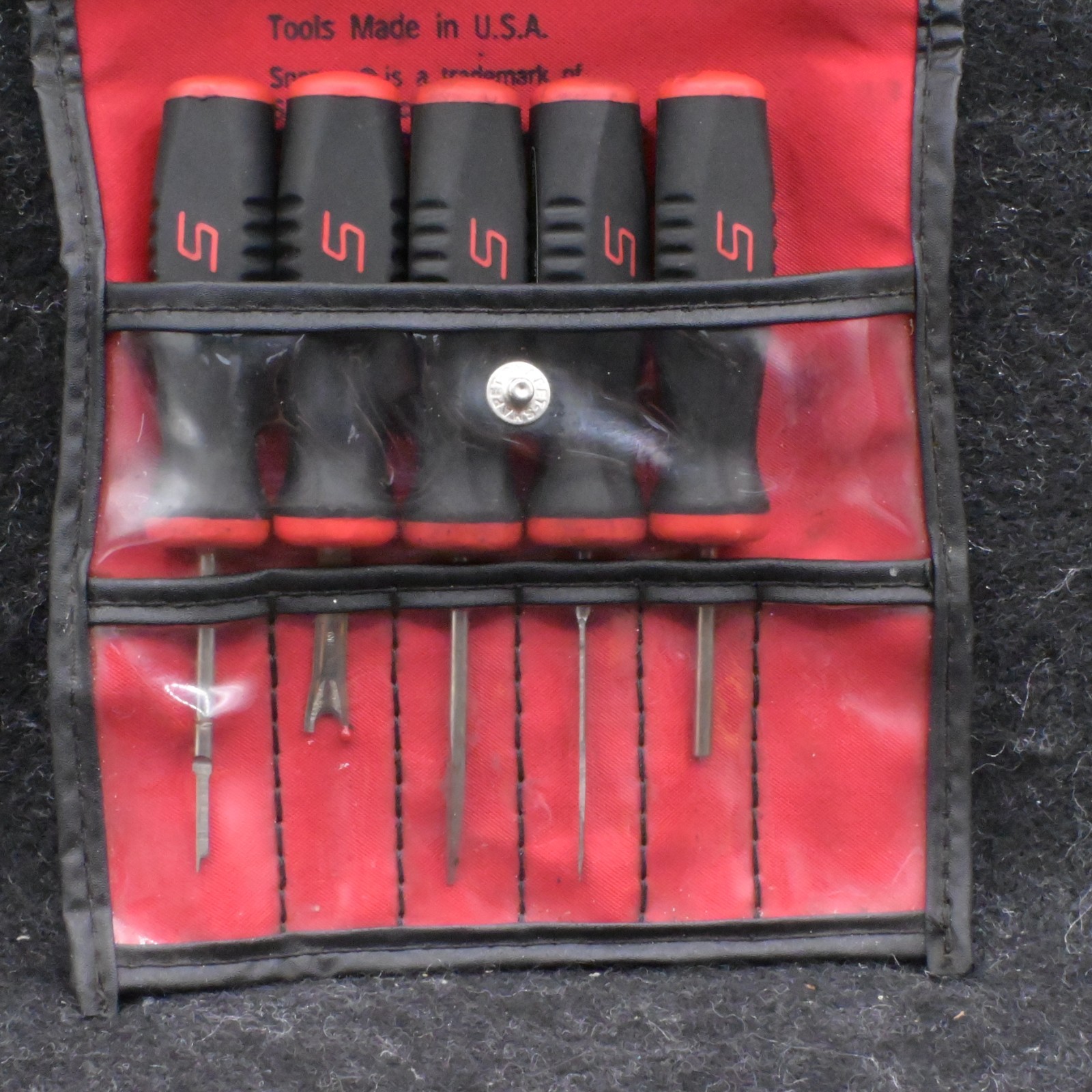 Snap-on SGTT106A 5 Piece Terminal Tool Kit Harness Sheathing Ripper MISSING 1