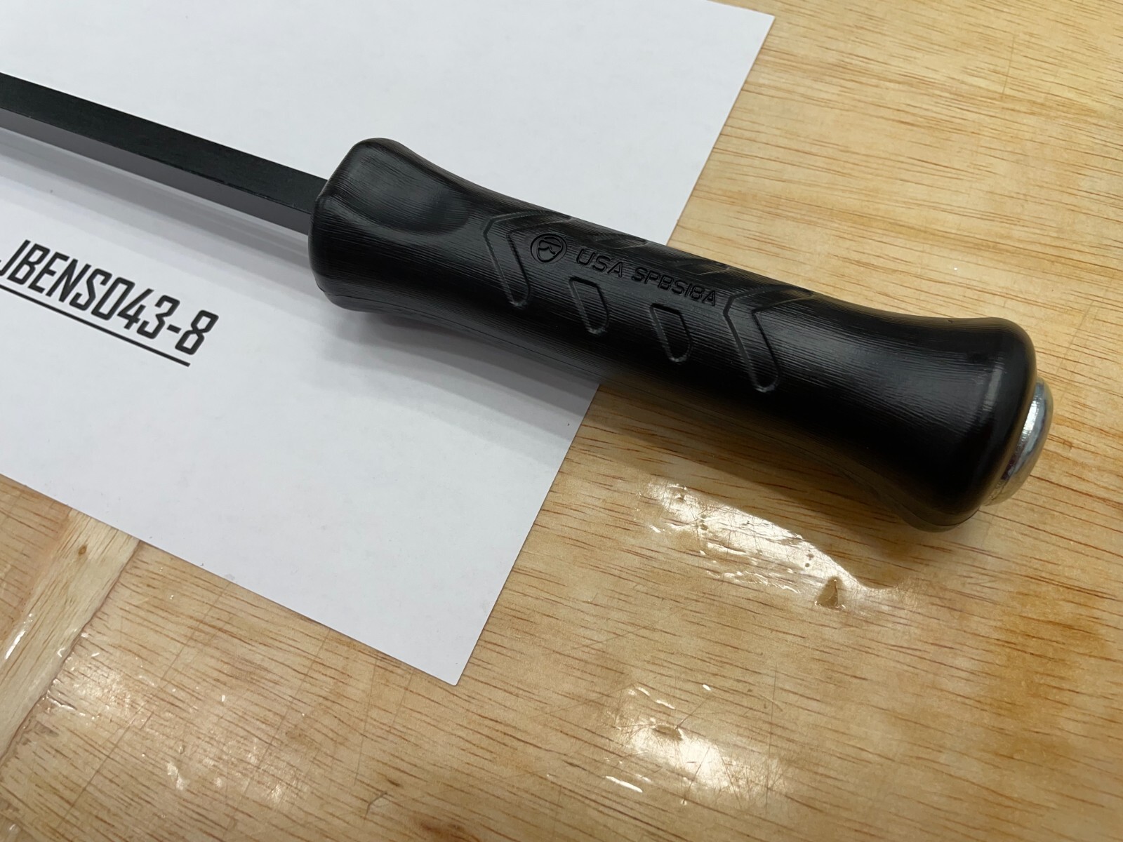 Snap-on Tools USA NEW BLACK 18″ Length Steel Striking Pry Bar SPBS18A