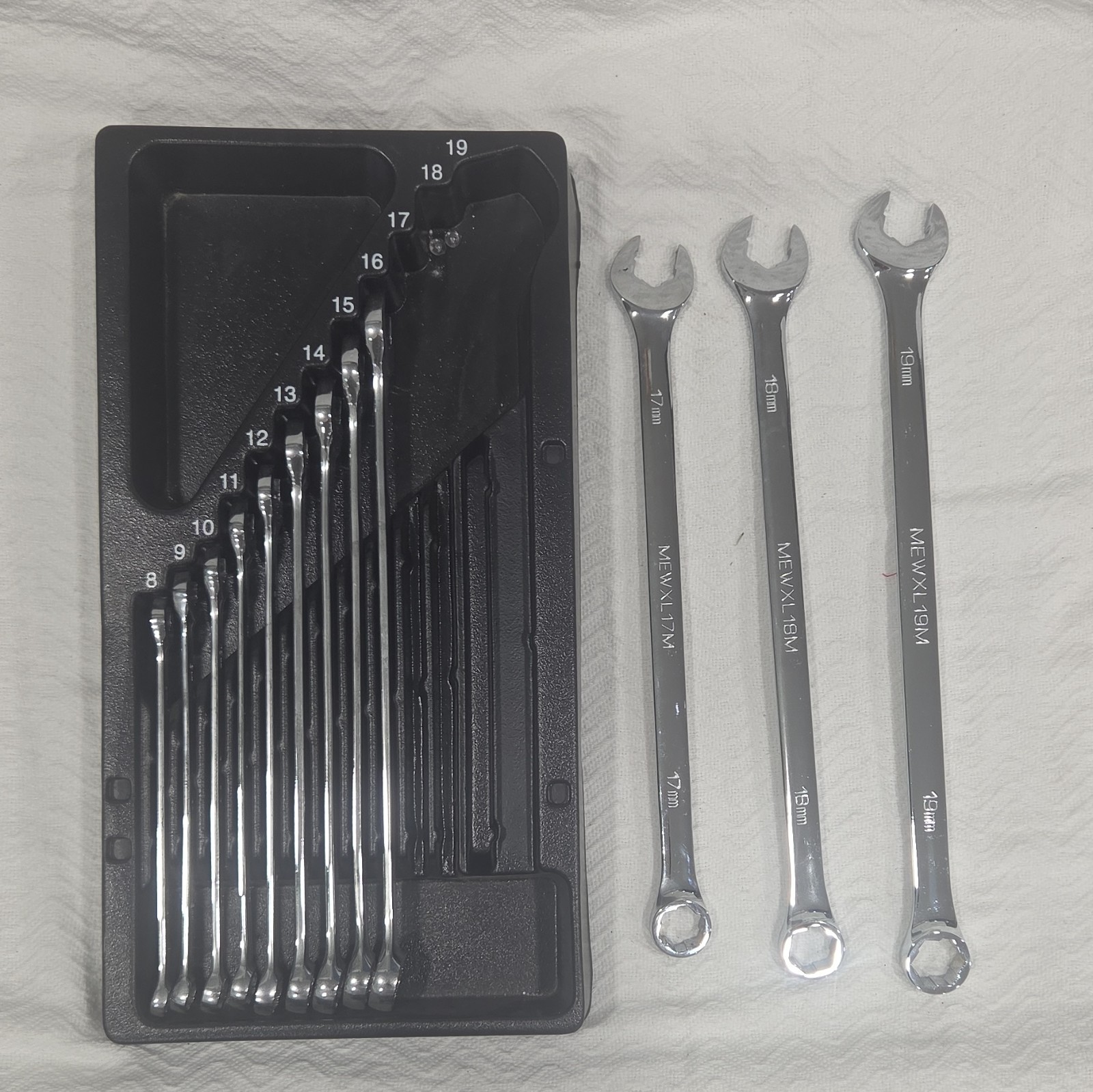 Matco Tools 12 Piece Long Combination Wrench Set Spline Box End 8mm-19mm