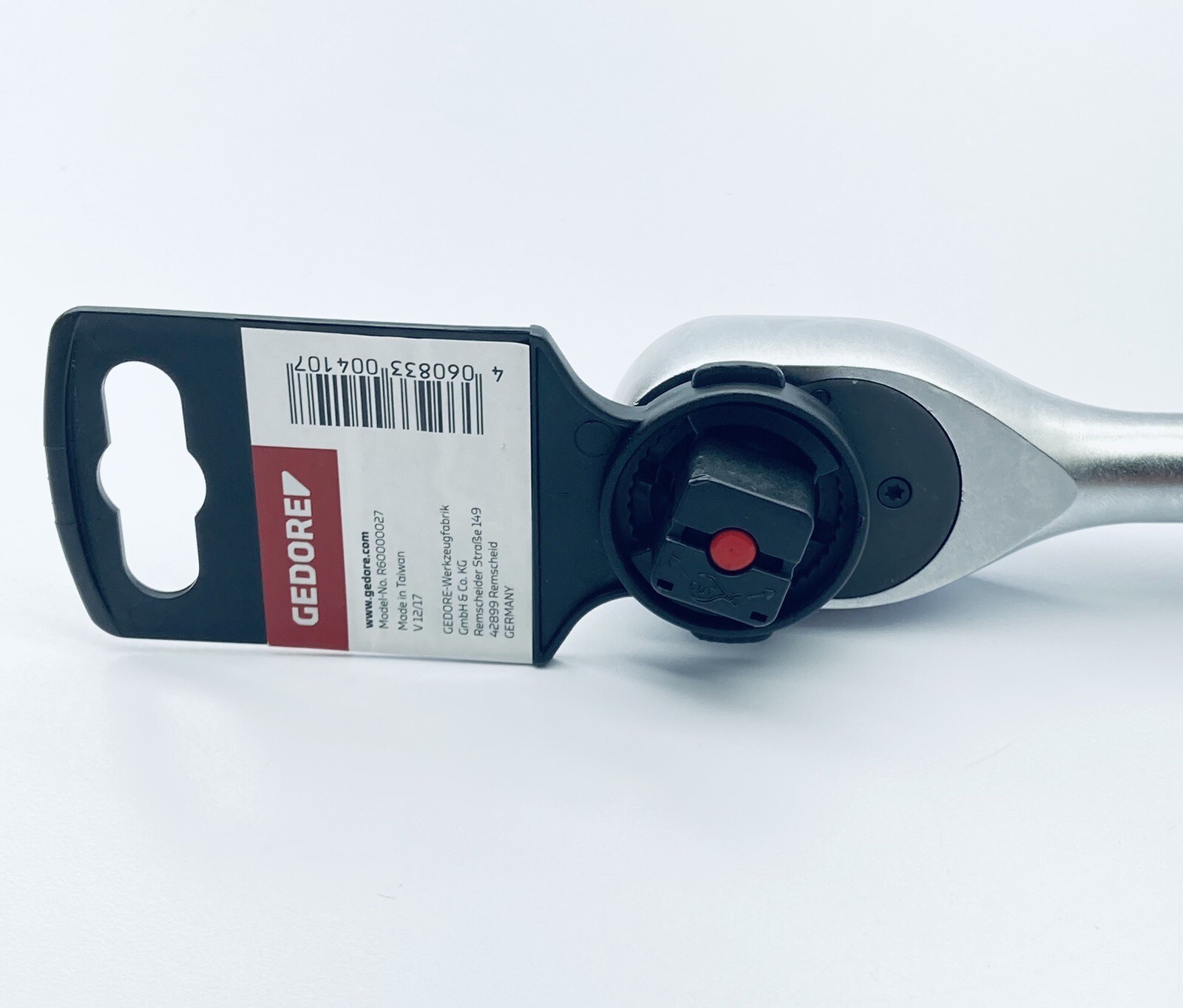 UNUSED GEDORE RED R60000027 2K REVERSIBLE RATCHET 1/2″ LENGTH 17mm TO 32mm SET