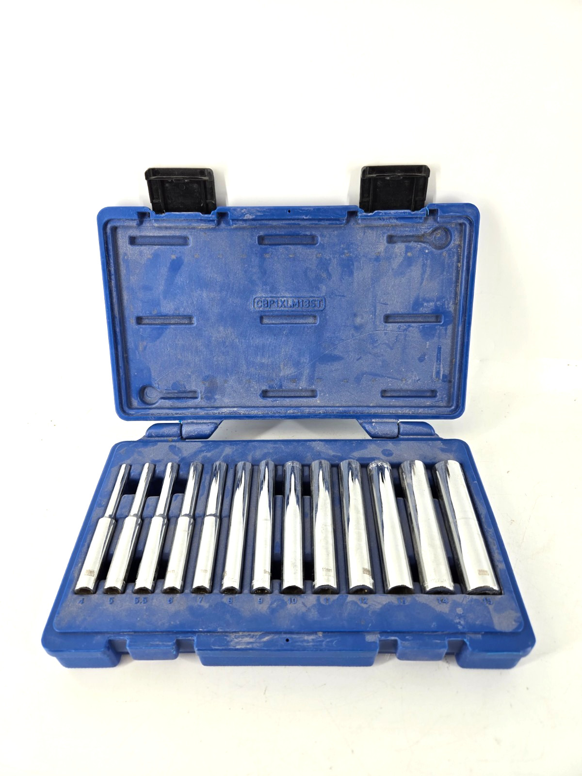 Cornwell Tools CBP1XLM13ST Blue Power 13pc Metric 6 Point Socket Set 1/4″ Drive