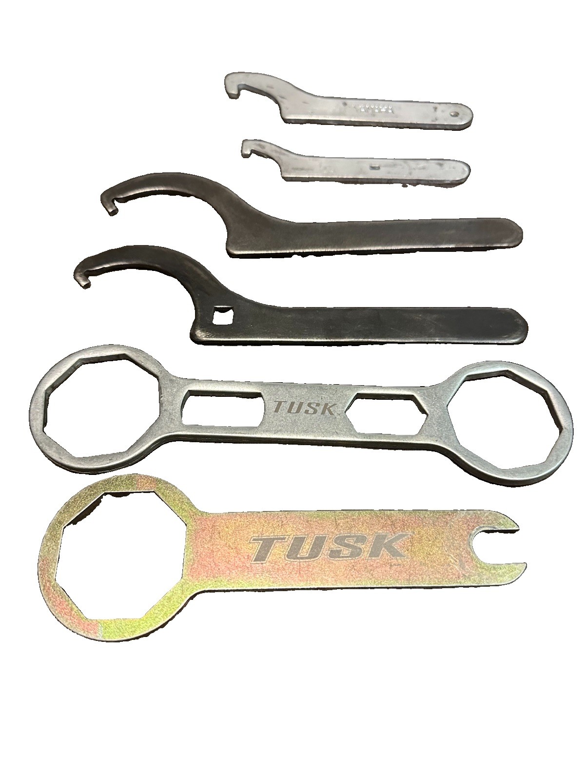 Coilover Spanner Wrenches & Tusk Dirt Bike Fork Tool Lot – Suspension Adjustment