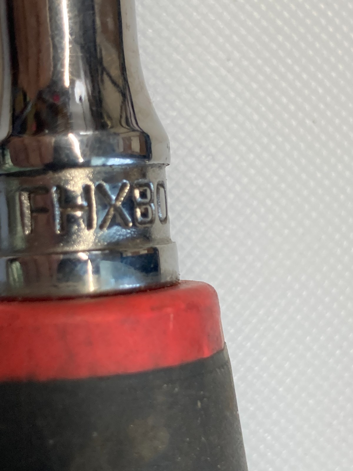 SNAP-ON FHX80A 3/8 LOCKING FLEX HEAD RATCHET LONG HANDLE SOFT GRIP