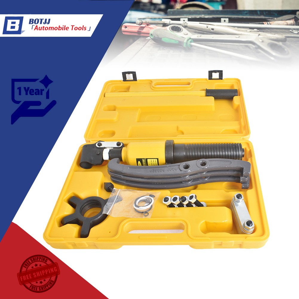 5T Hydraulic Gear Puller Pulling 3in1 Pumps Oil Tube Drawing Machine w/ Case