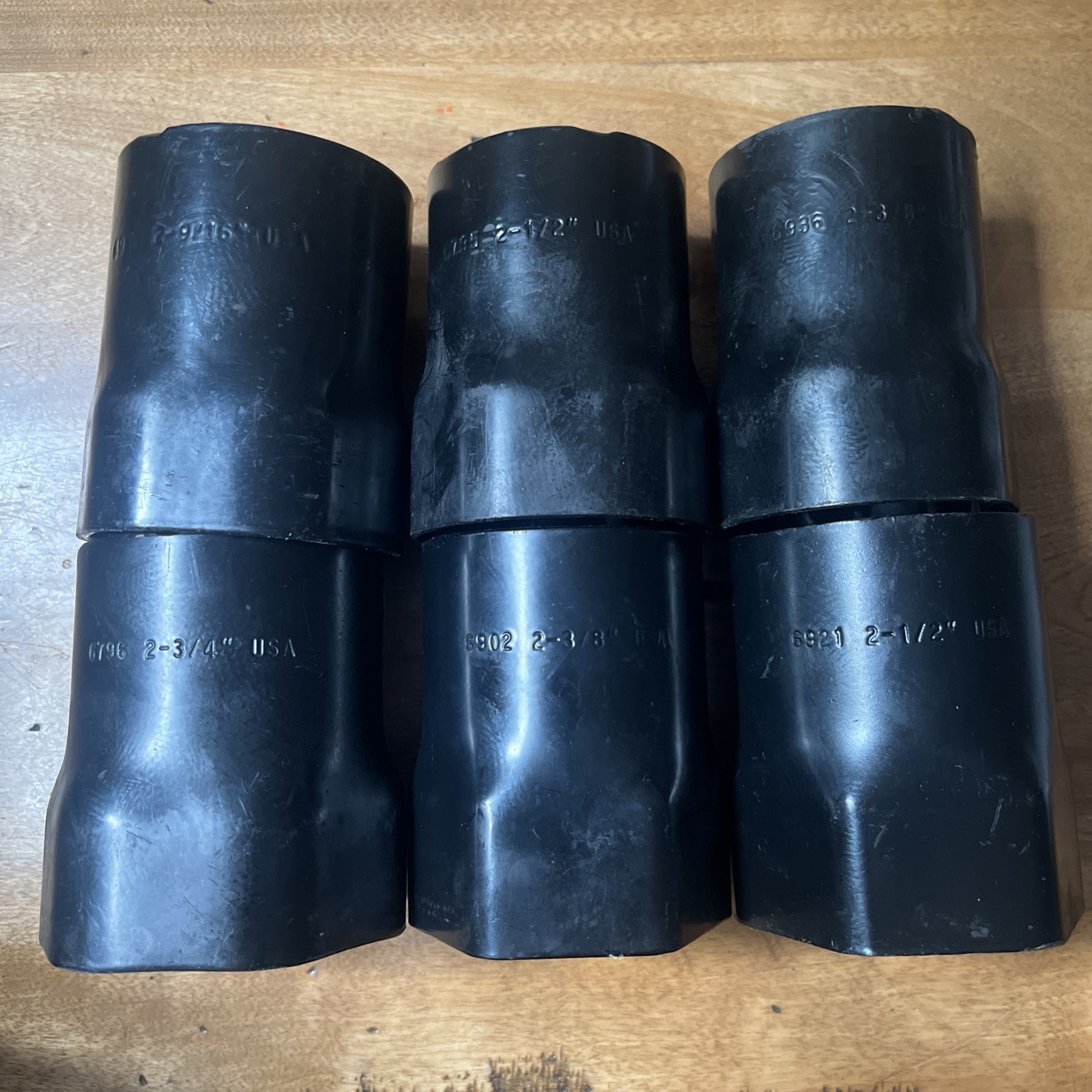 6Pc OTC Hex Locknut Socket Mixed Sizes Lot See Description
