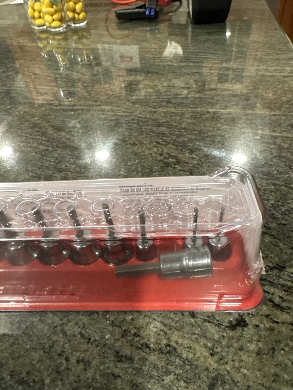 Snap-on 212eftay 12 pc. combo drive sae standard hex bit socket set 1/16-3/8”new