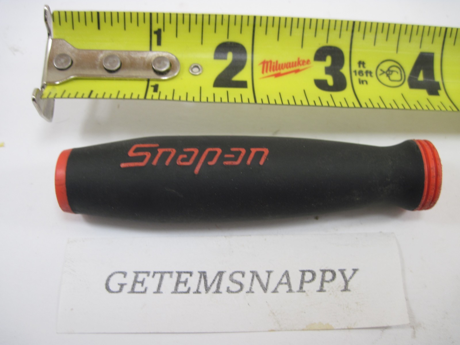 Snap On Red 1/4″ Drive Ratchet Soft Grip Replacement Handle NICE