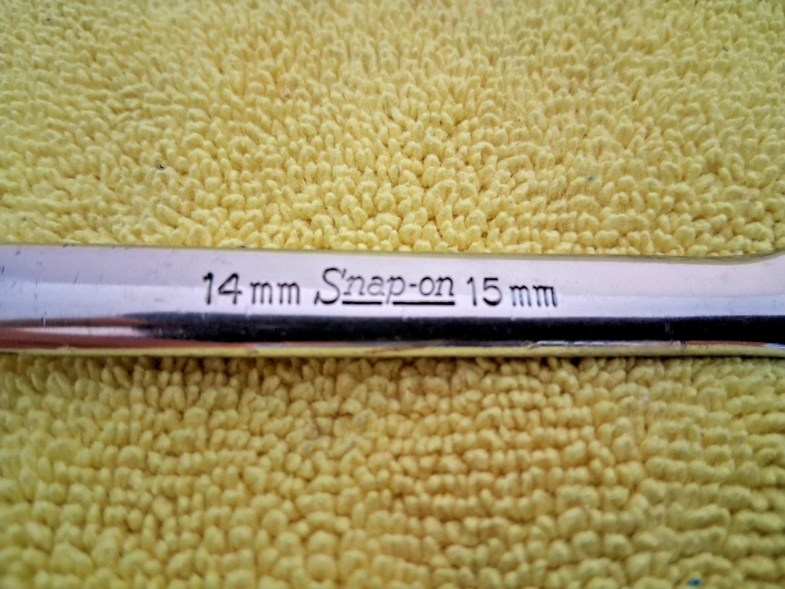 Snap-on 14mm x 15mm Offset Box Wrench XSM1415 Made in USA
