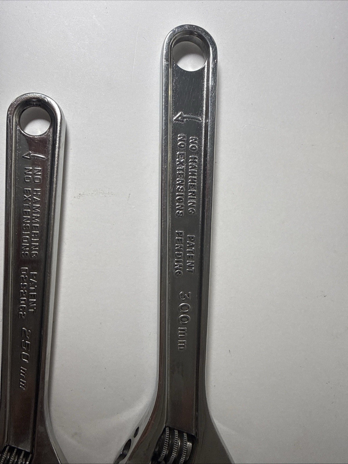 Snap-on Tools Old School USA MADE 4 Pc Adjustable Wrench Set 6″, 8″, 10″, 12″