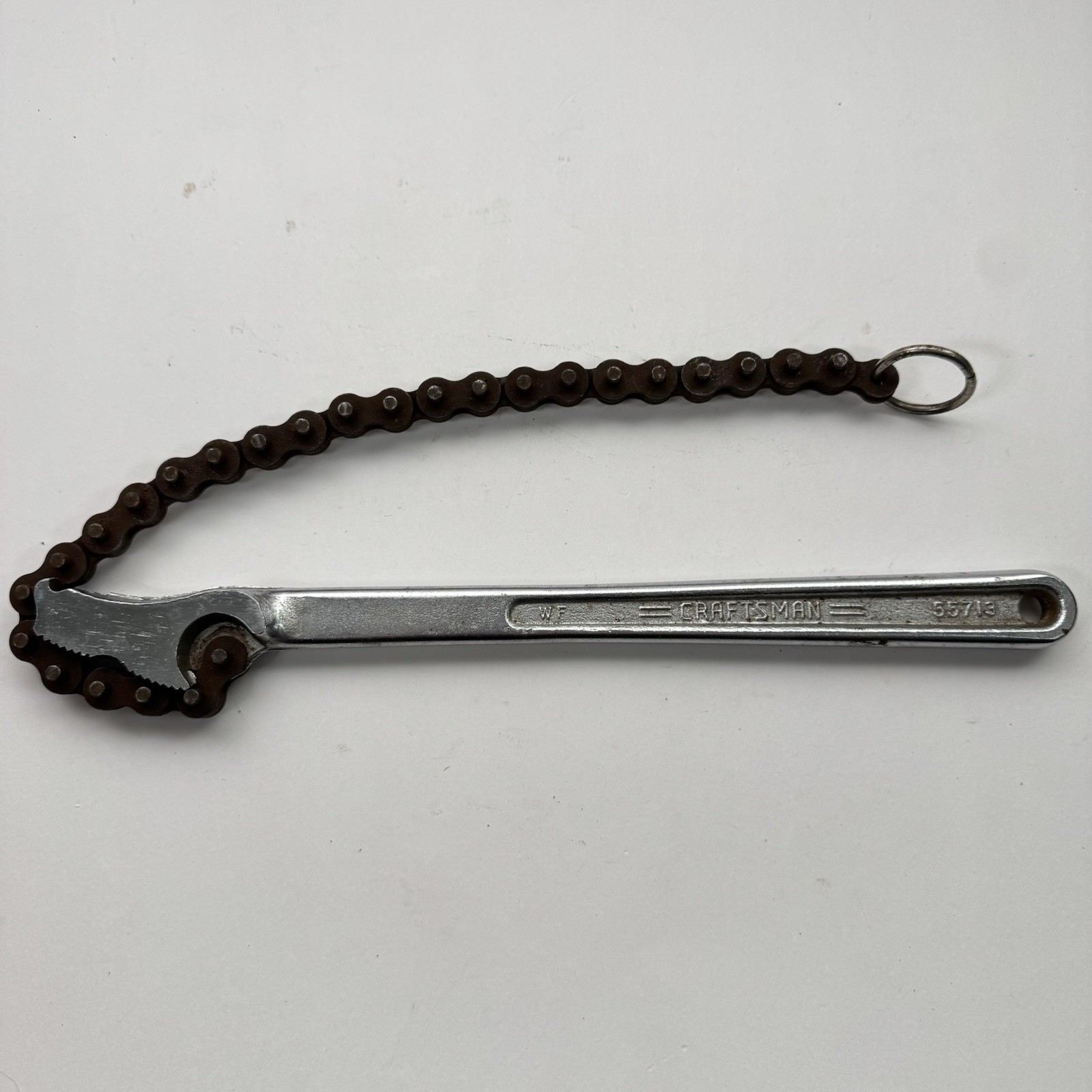 Craftsman 55743 12” Chain Pipe Wrench Oil Filter Strap Wrench USA Made
