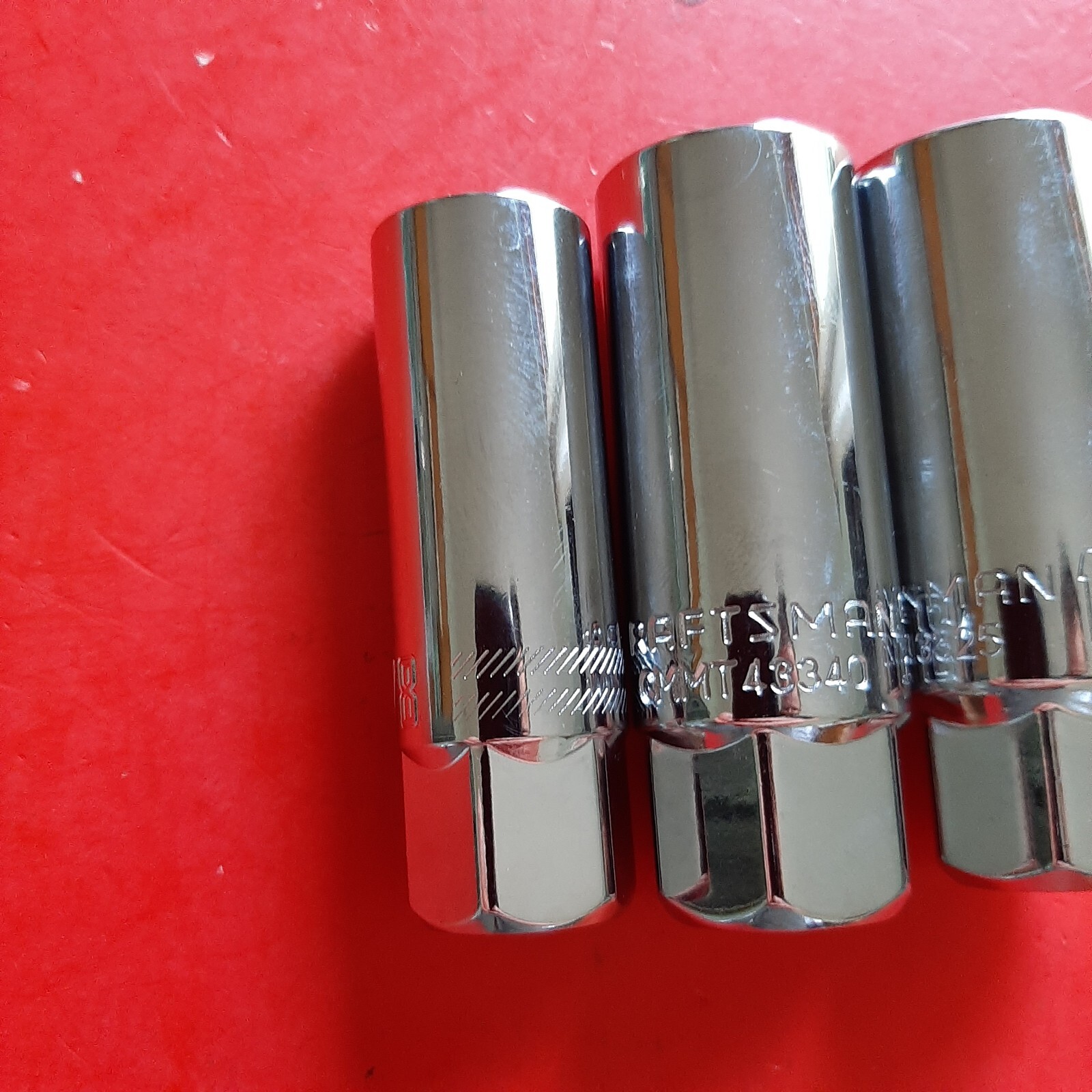 NEW CRAFTSMAN TOOLS 3 Piece 3/8″ Drive Spark Plug Socket Set 5/8″ 3/4″ 13/16″