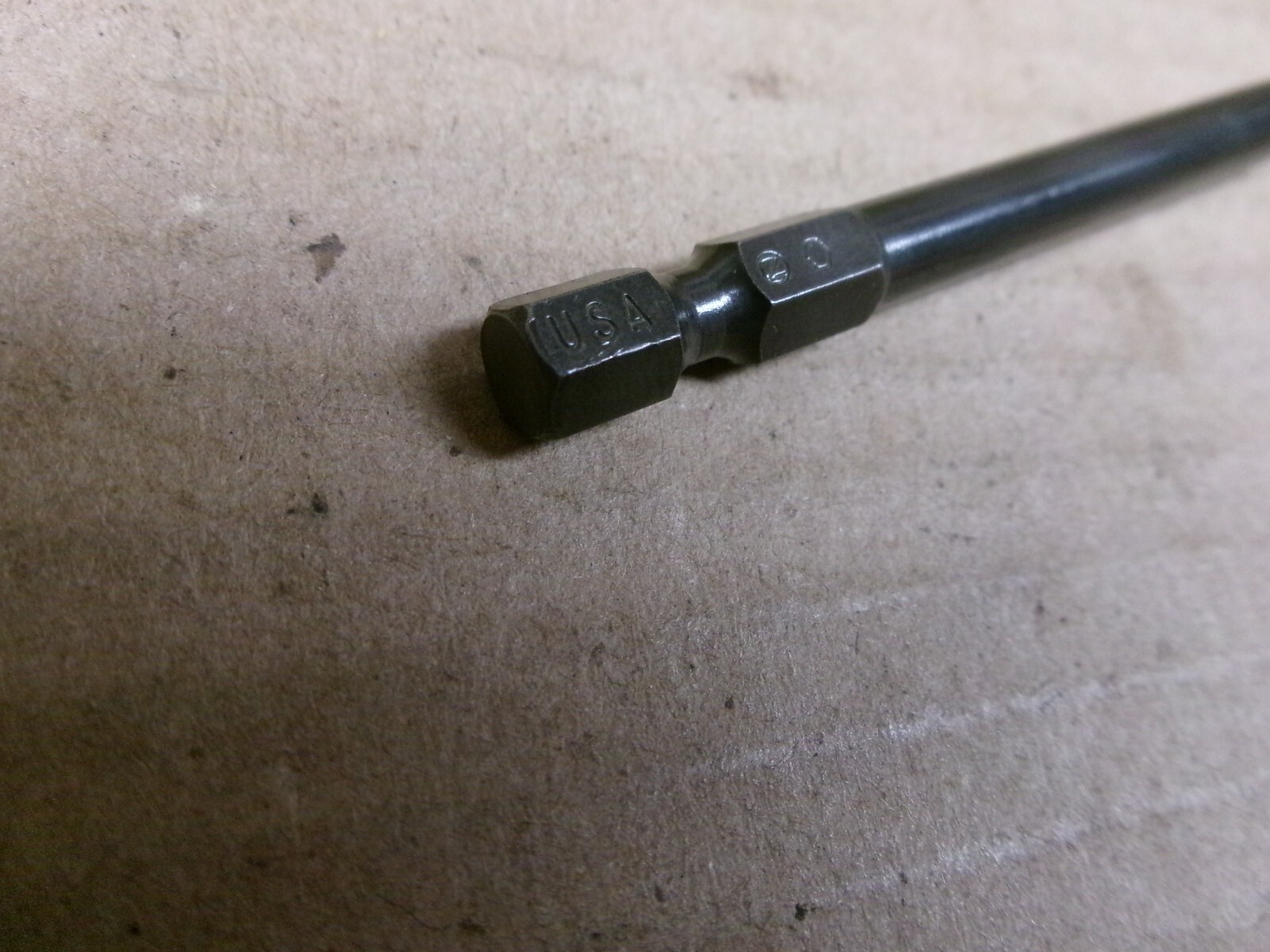 Snap On USA 1/4″ Hex Shank 3/16″ x 3″ Flat Tip Power Bit No SDM415A