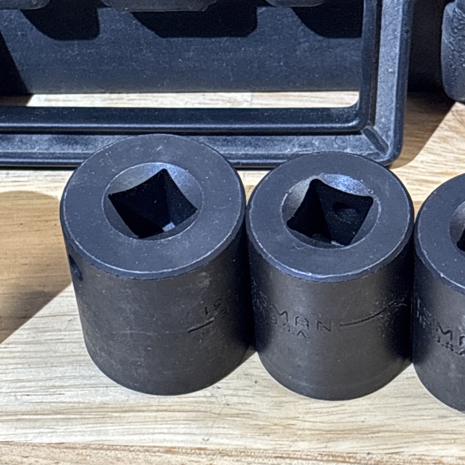 Craftsman Metric & Sae Shallow Impact Socket Sets 1/2″ Drive W/ Wrench EE GK USA