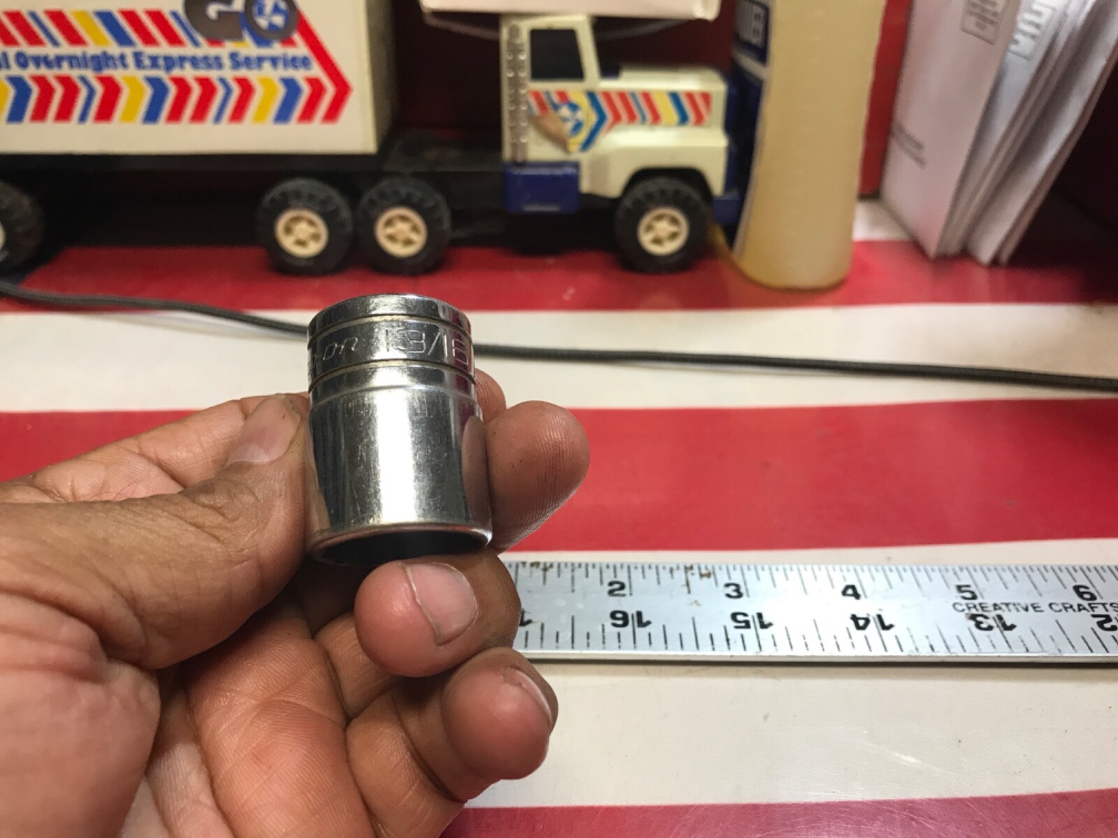Snap on socket 13/16” 1/2” drive 12 points SW261 VINTAGE RRRR