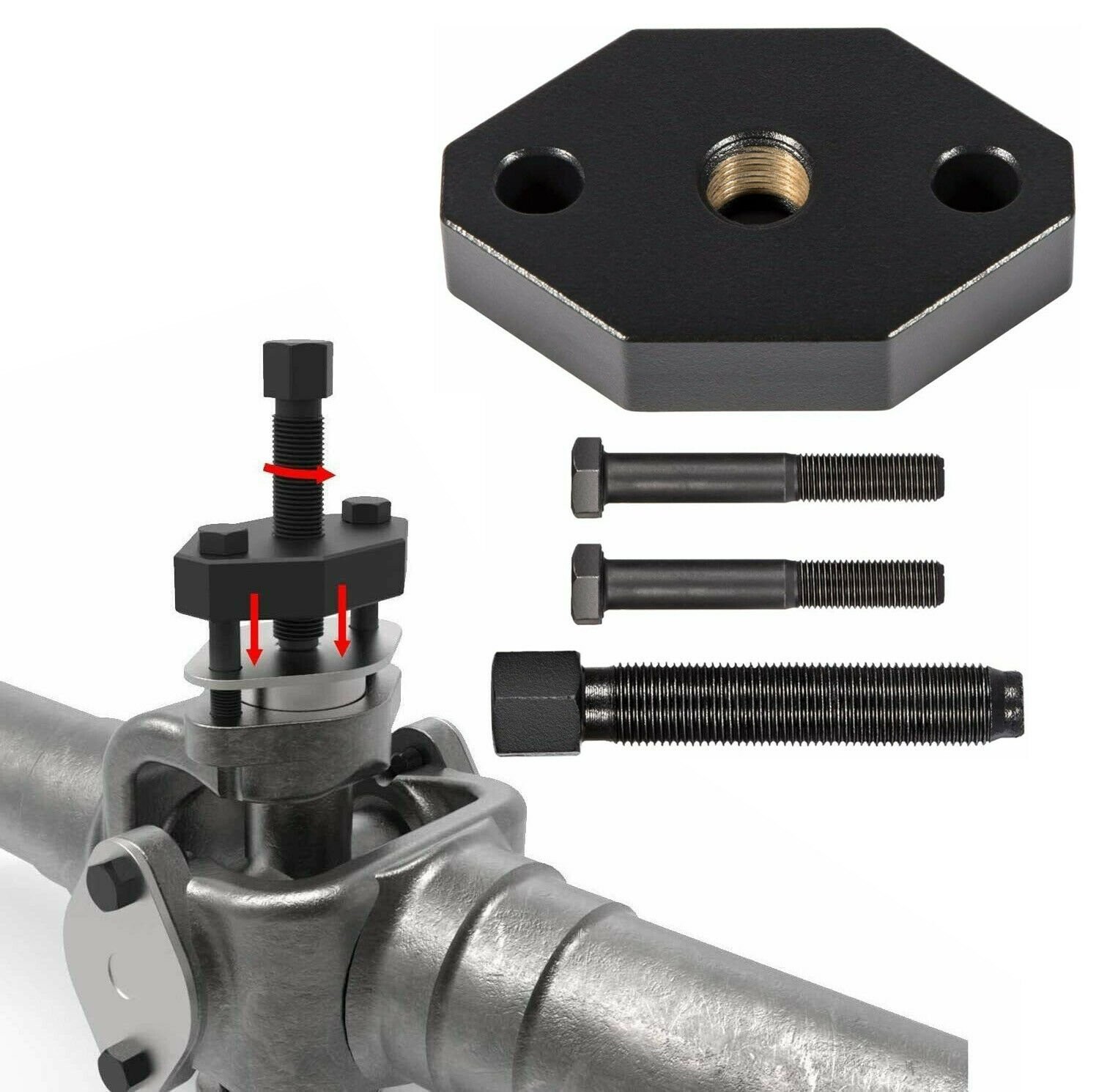 10102 Universal Heavy Duty Truck U Joint Puller +5192 Bearing Cup Installer Tool