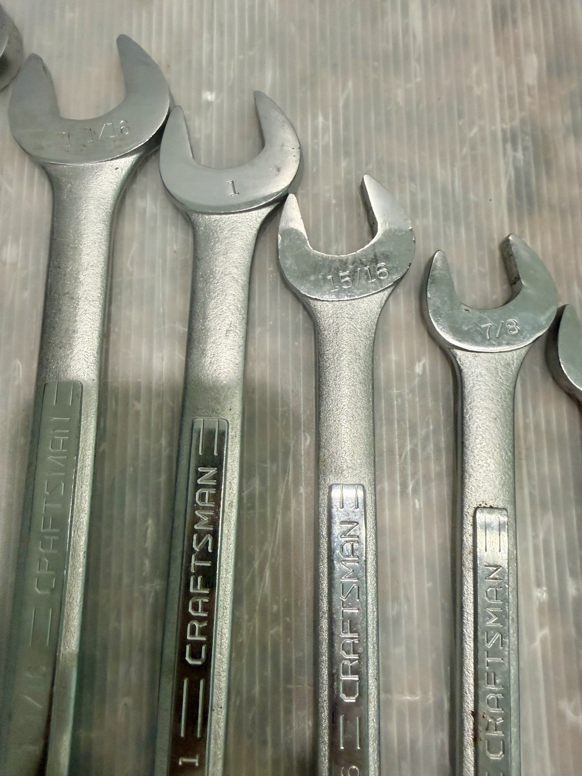 Craftsman USA V Series Wrench Set 12 Piece V-44708 To 44695 SAE 1 1/4 To 1/2