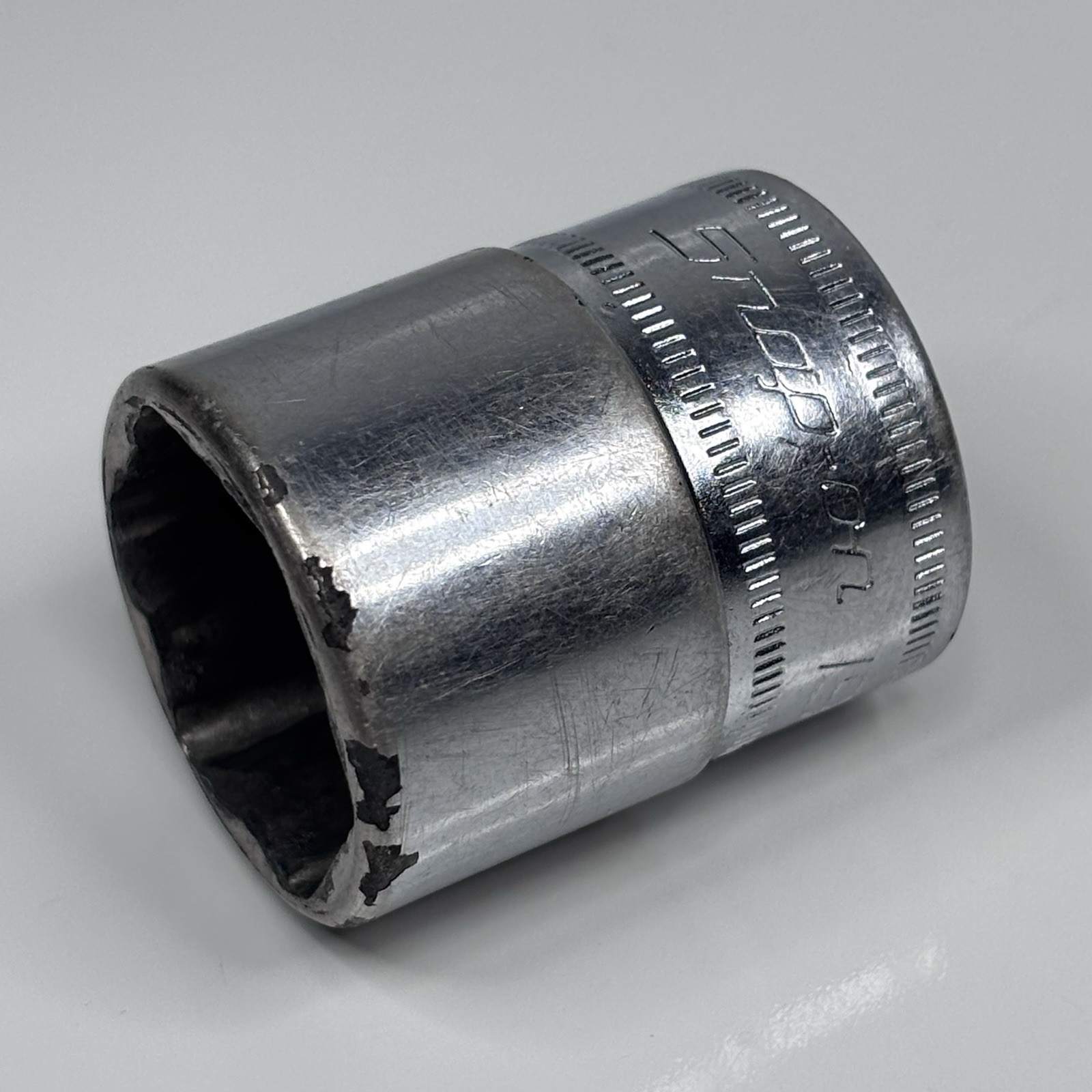 Snap On Tools FSM191 3/8 Dr 6Pt Metric 19mm Flank Dr Shallow Chrome Socket USA