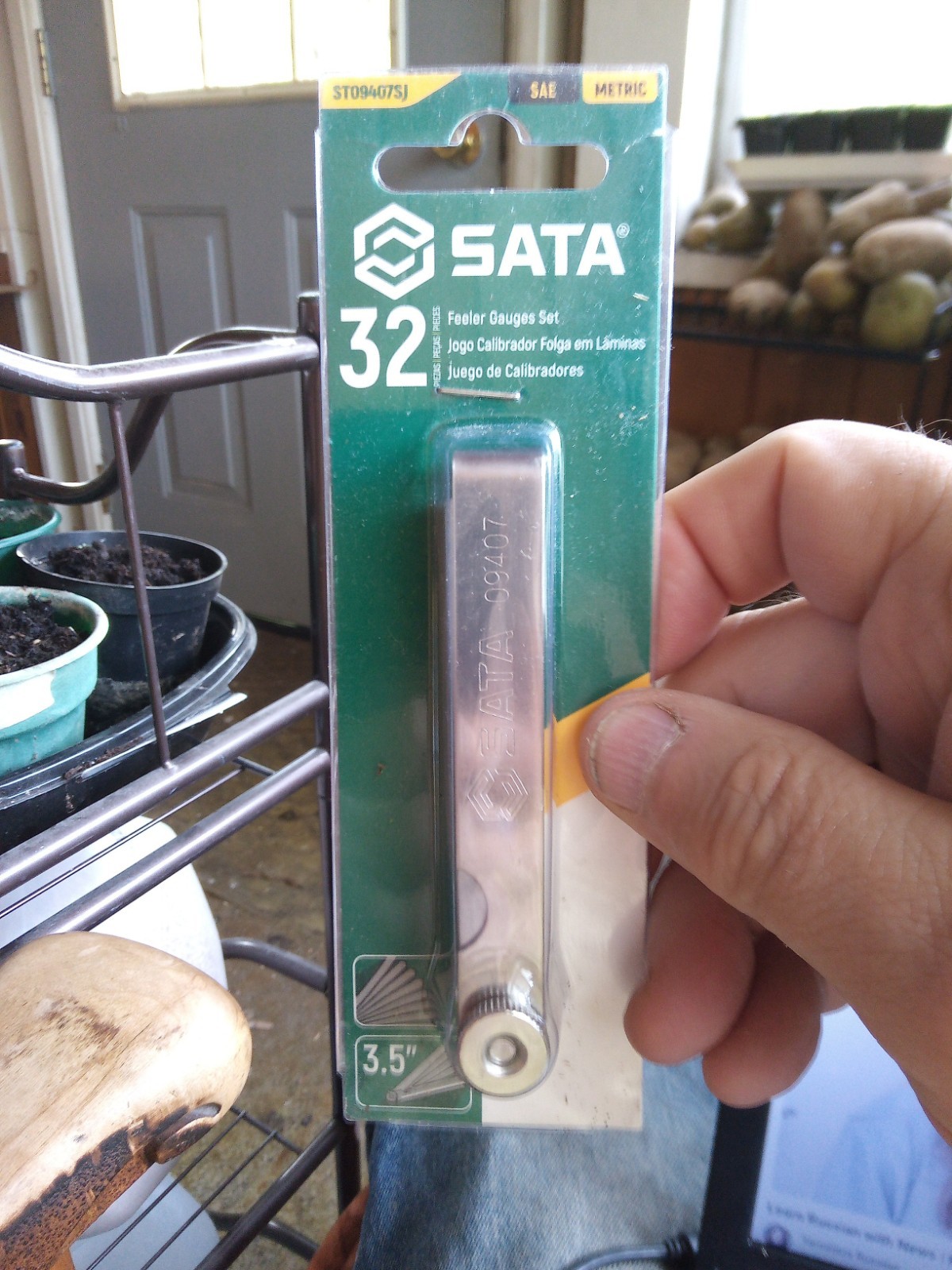 32 Blade Sata Feeler Filler Gauge Spark Plug Gap