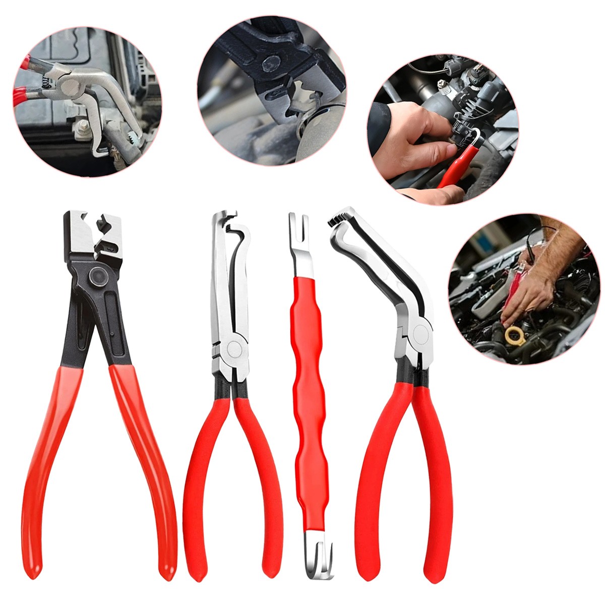 Terminal Plug Removal Tool Kit Electrical Disconnect Pliers Connector Separat
