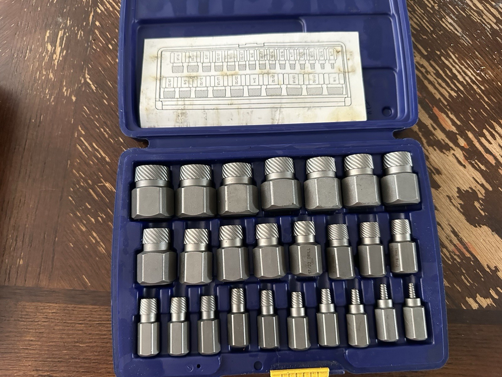 Irwin Hanson Hex Head multi-Spline Extractor Set 1/8”-7/8”